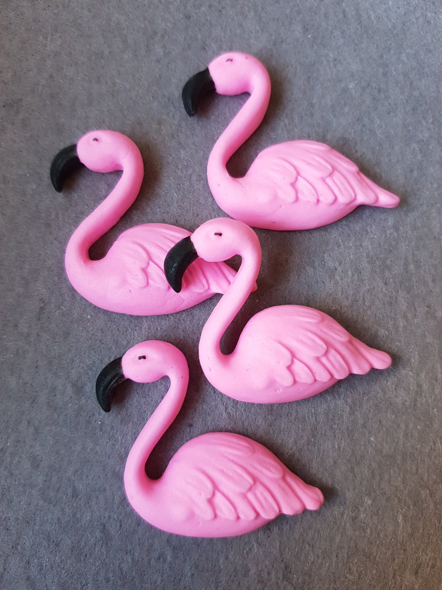 Flamingo 4pcs Edible Cake Decorations