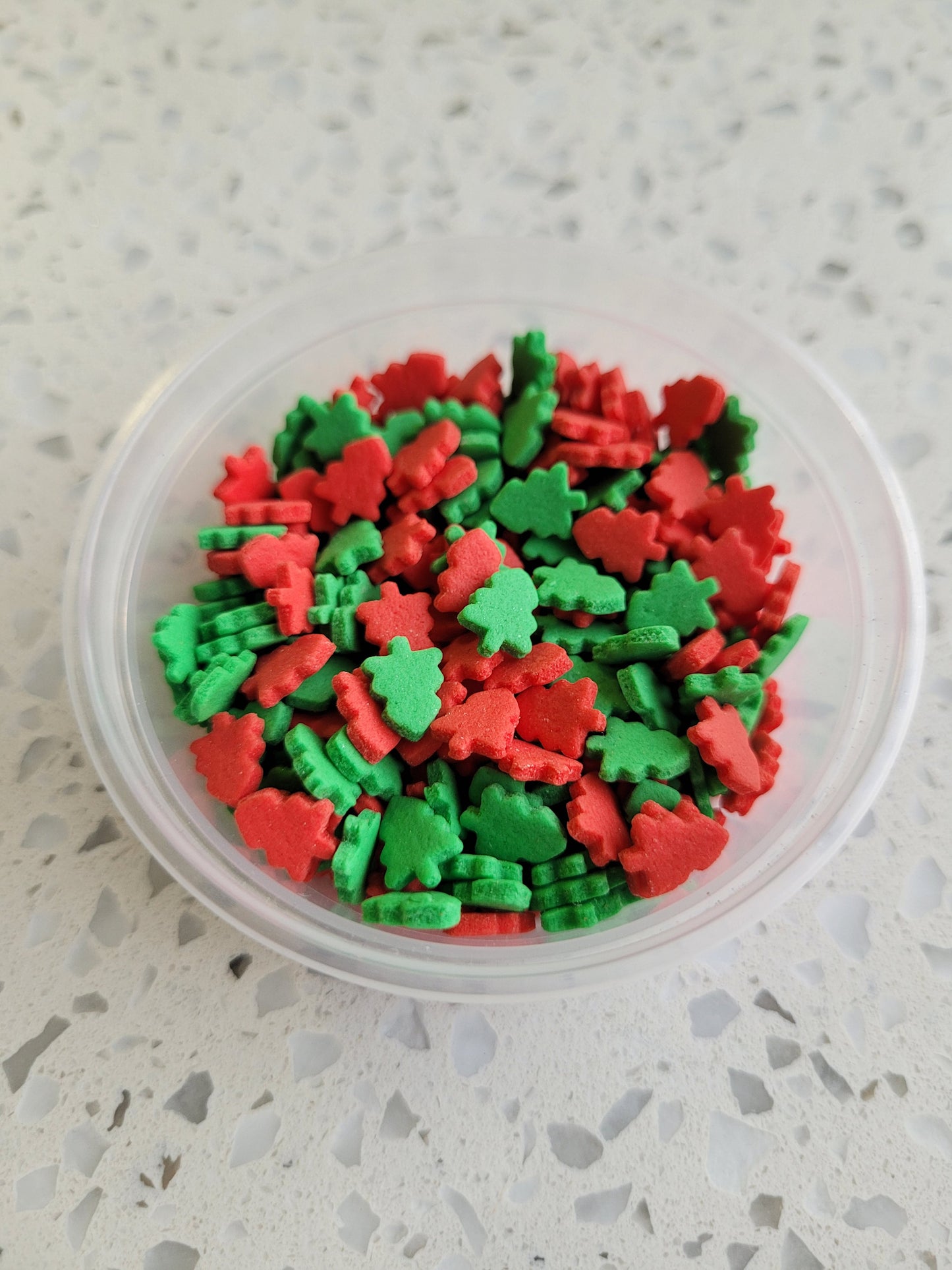 Confetti Cake Sprinkles Trees - Green & Red 20g