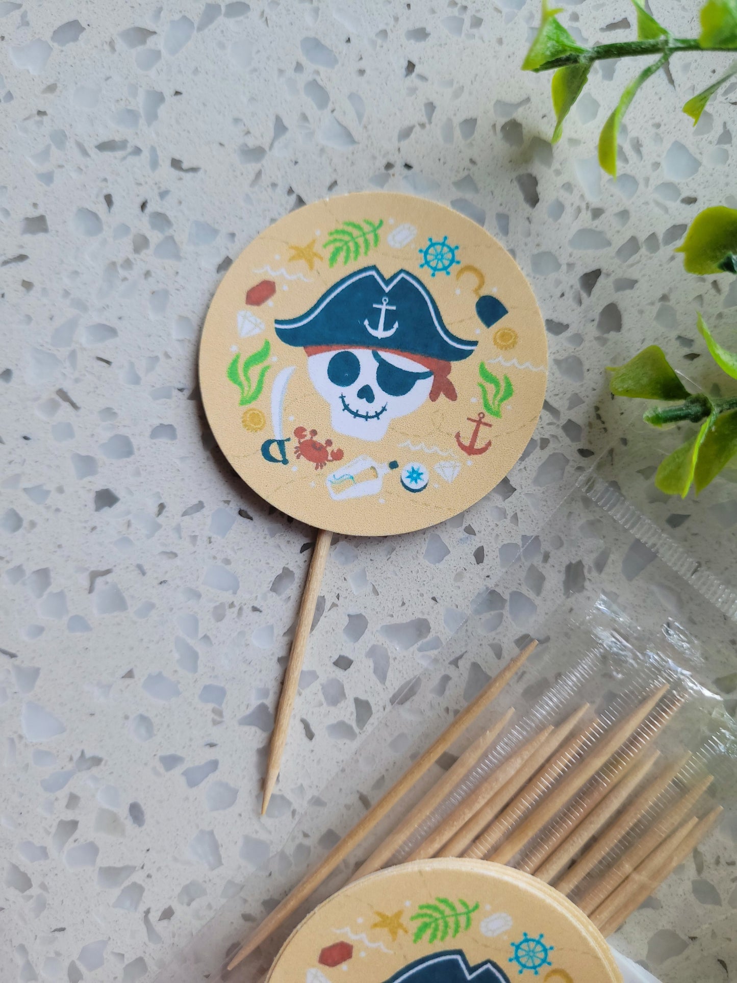 Paperboard Toppers Pirate 12s #01