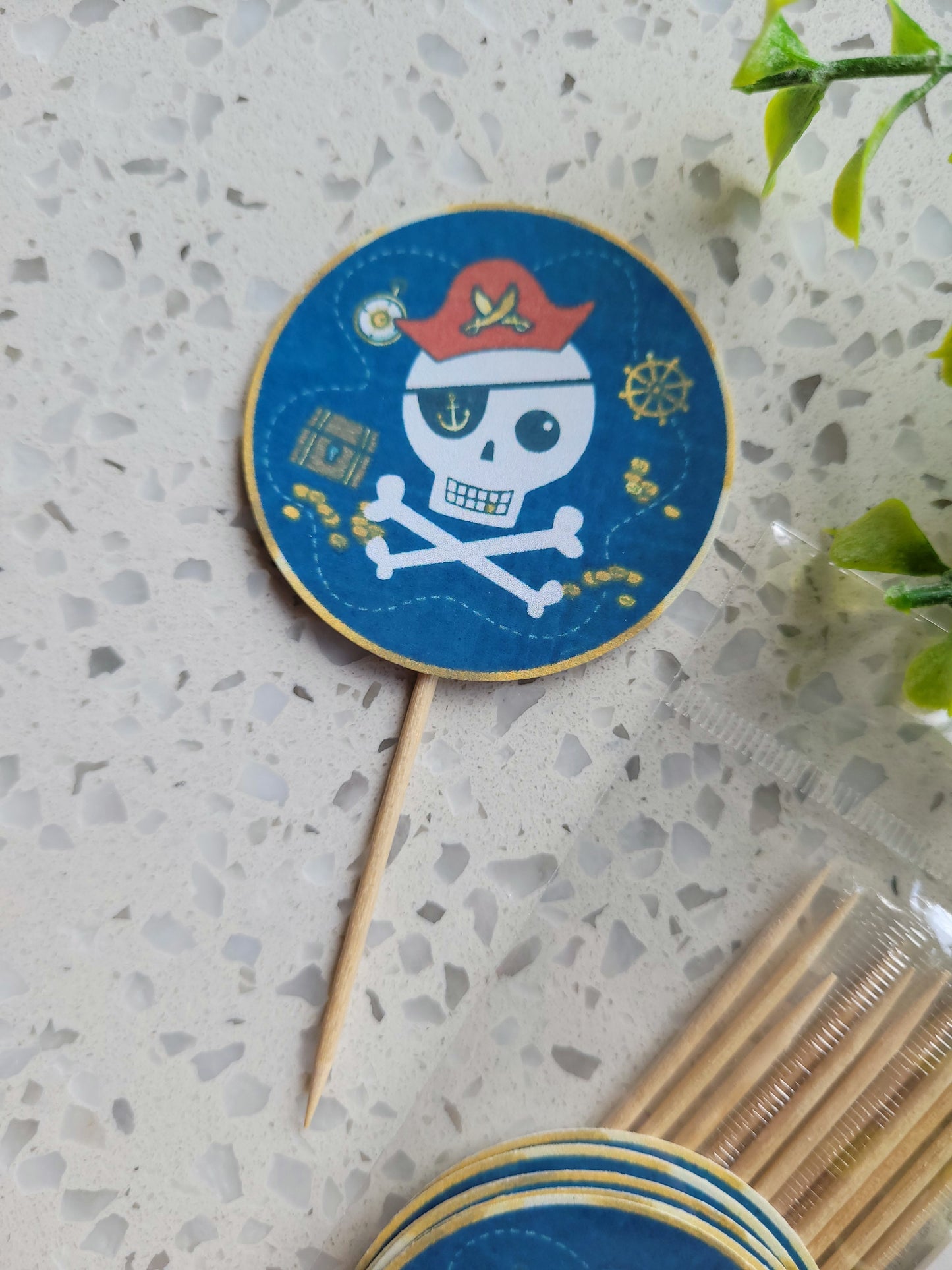 Paperboard Toppers Pirate 12s #02