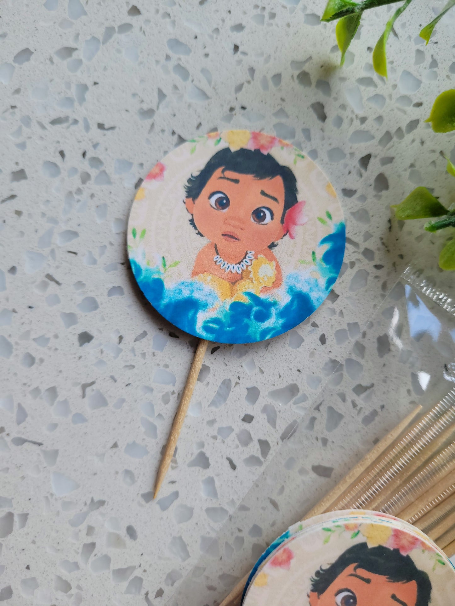 Paperboard Toppers Moana - Baby Moana 12s #03