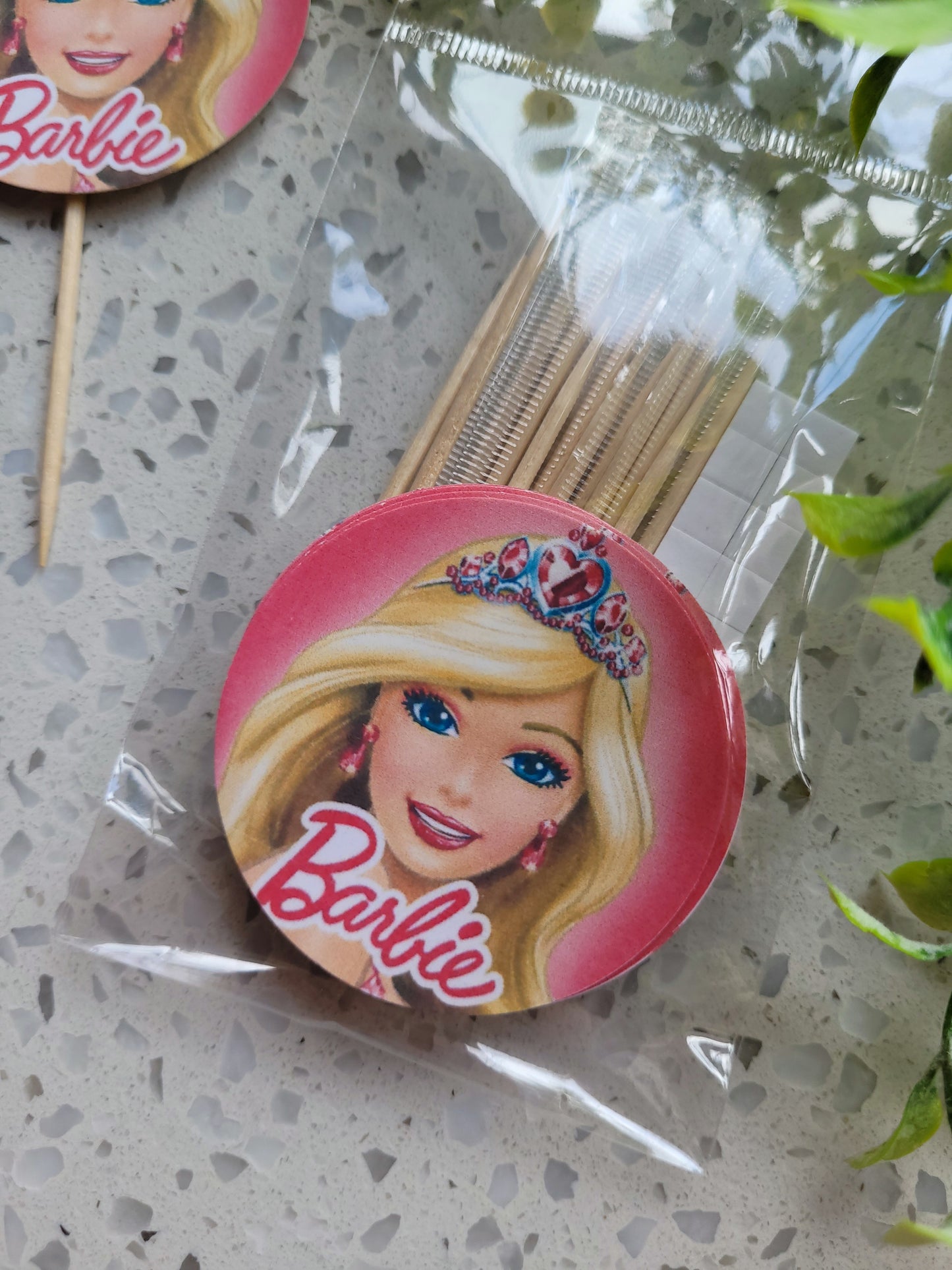 Paperboard Toppers Barbie 12s #01