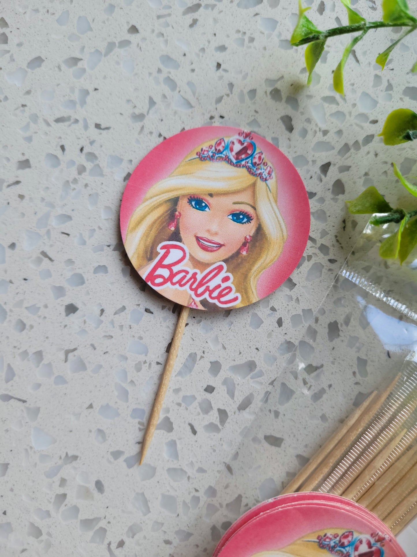 Paperboard Toppers Barbie 12s #01