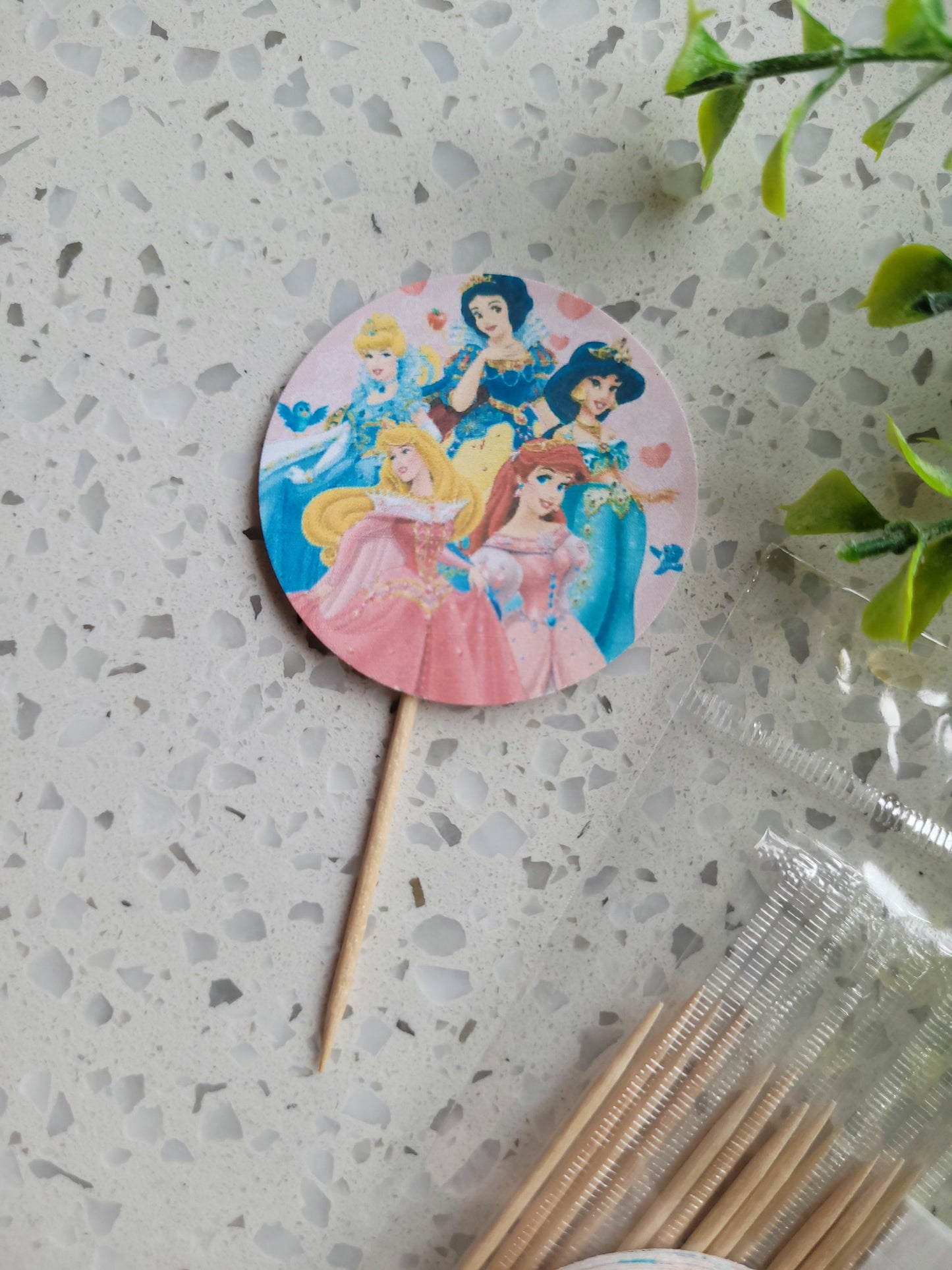 Paperboard Toppers Princesses 12s #02