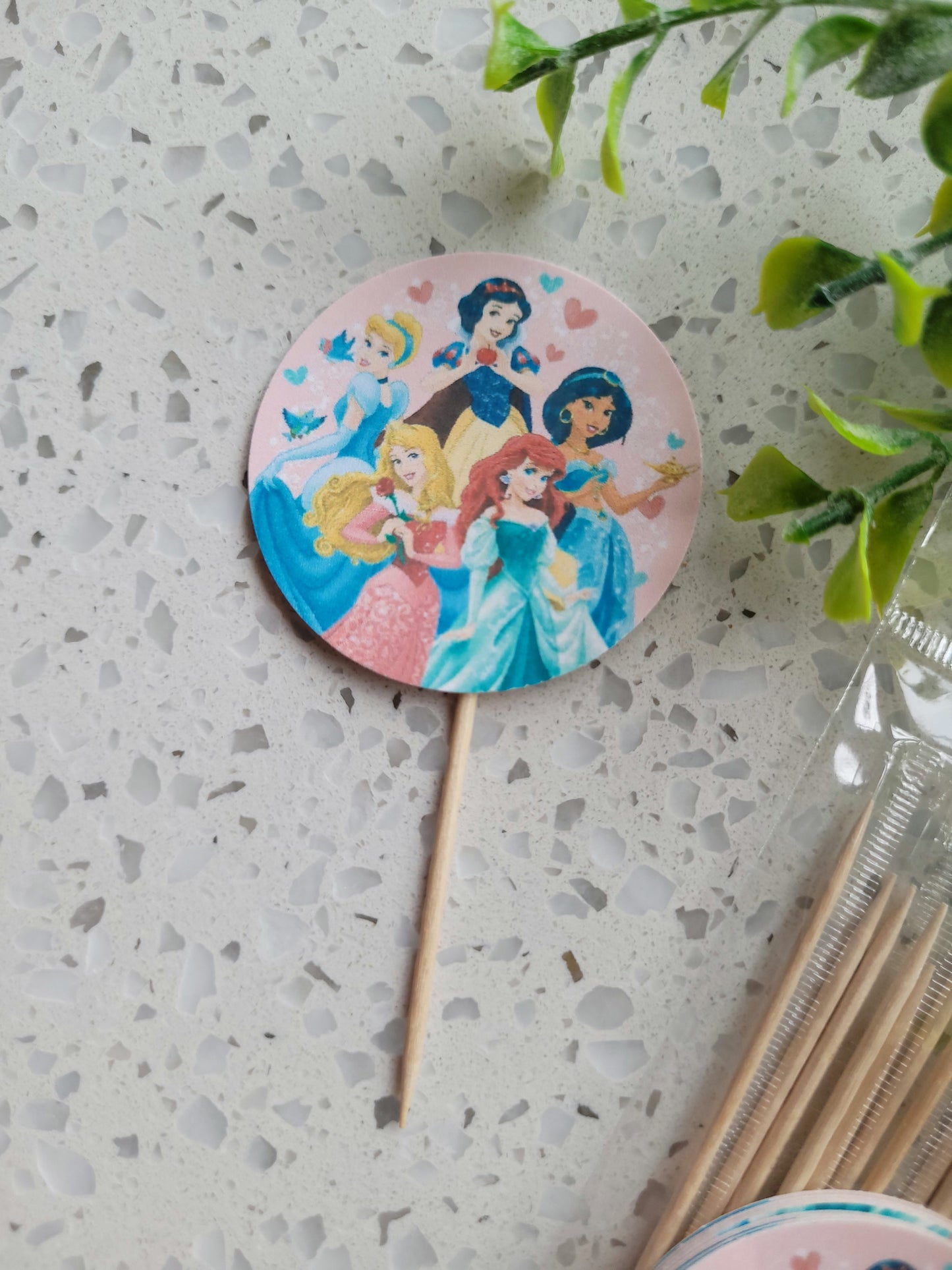 Paperboard Toppers Princesses 12s #04