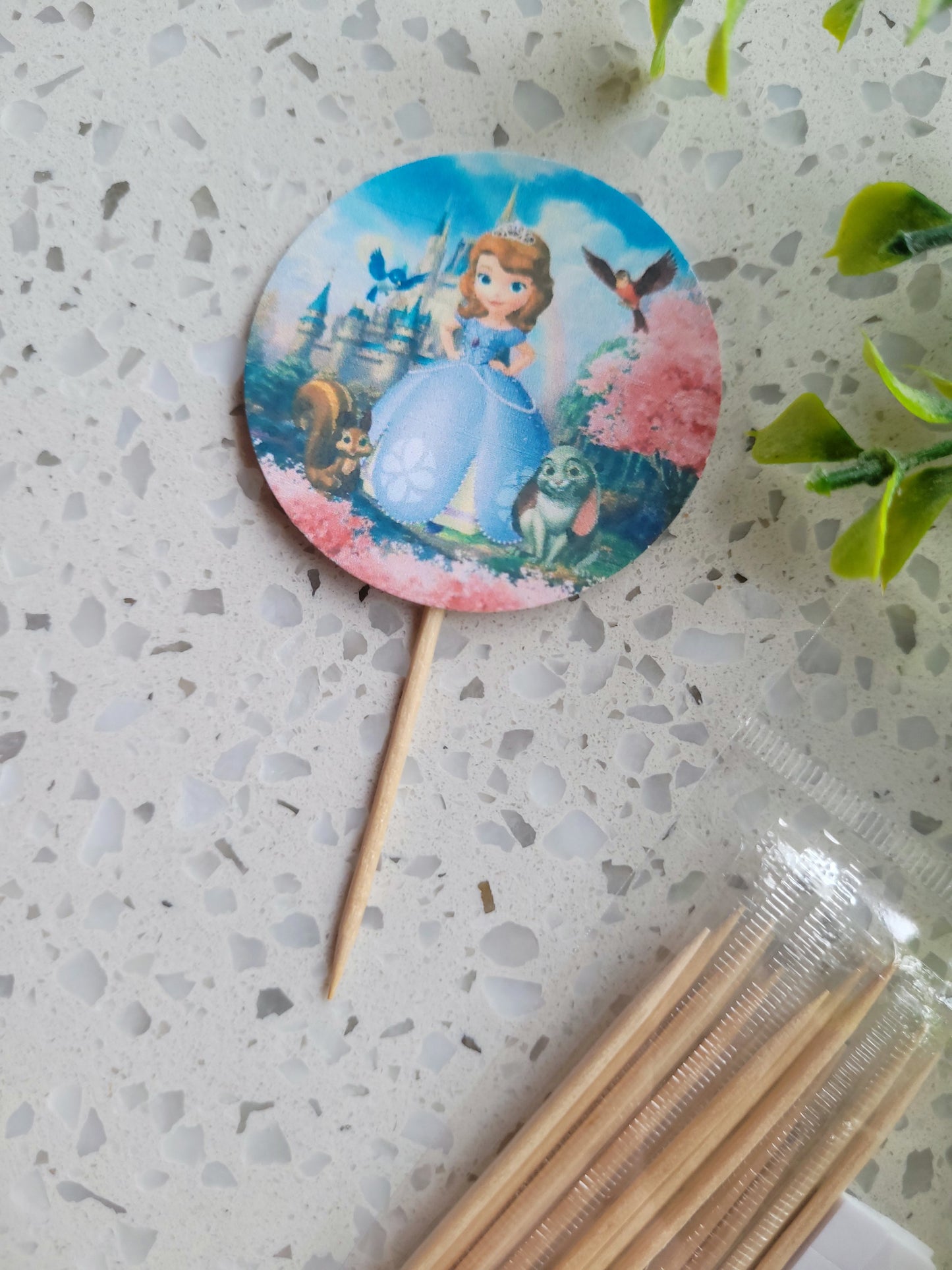 Paperboard Toppers Sofia the First 12s #01