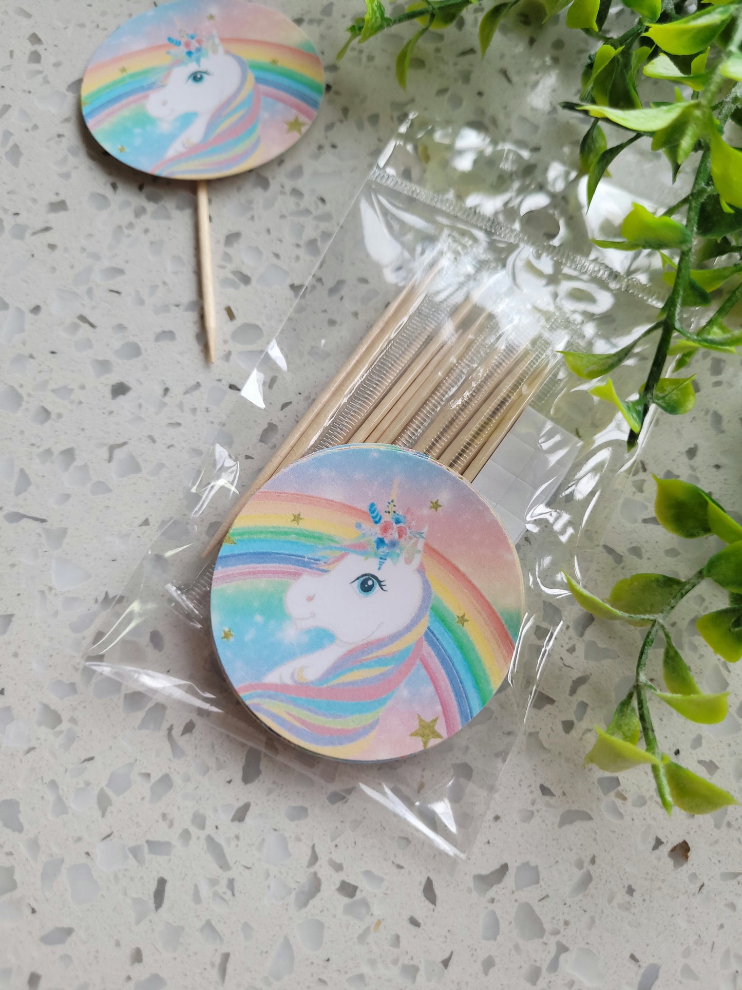 Paperboard Toppers Unicorn 12s #01