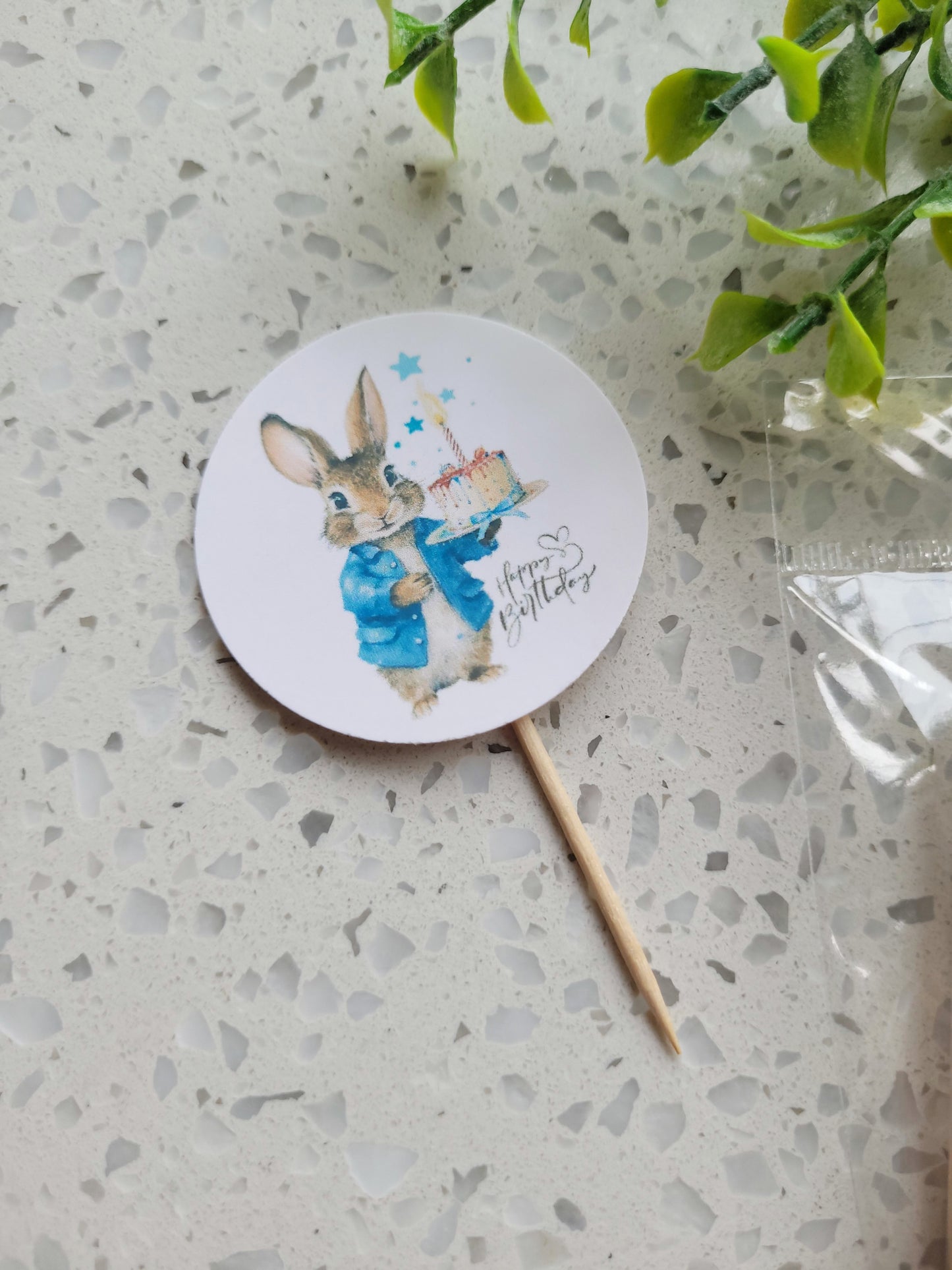 Paperboard Toppers Peter Rabbit 12s #01