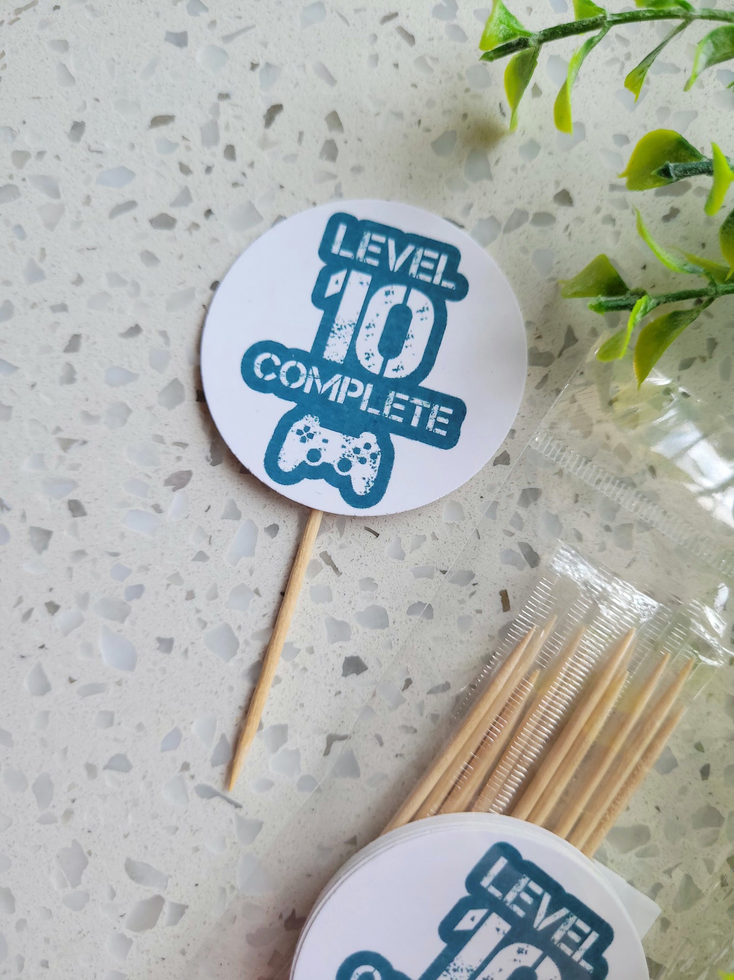 Paperboard Toppers Gaming Level Up 10 12s #01