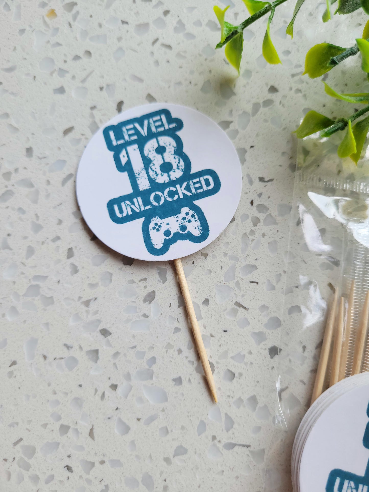 Paperboard Toppers Gaming Level Up 18 12s #01