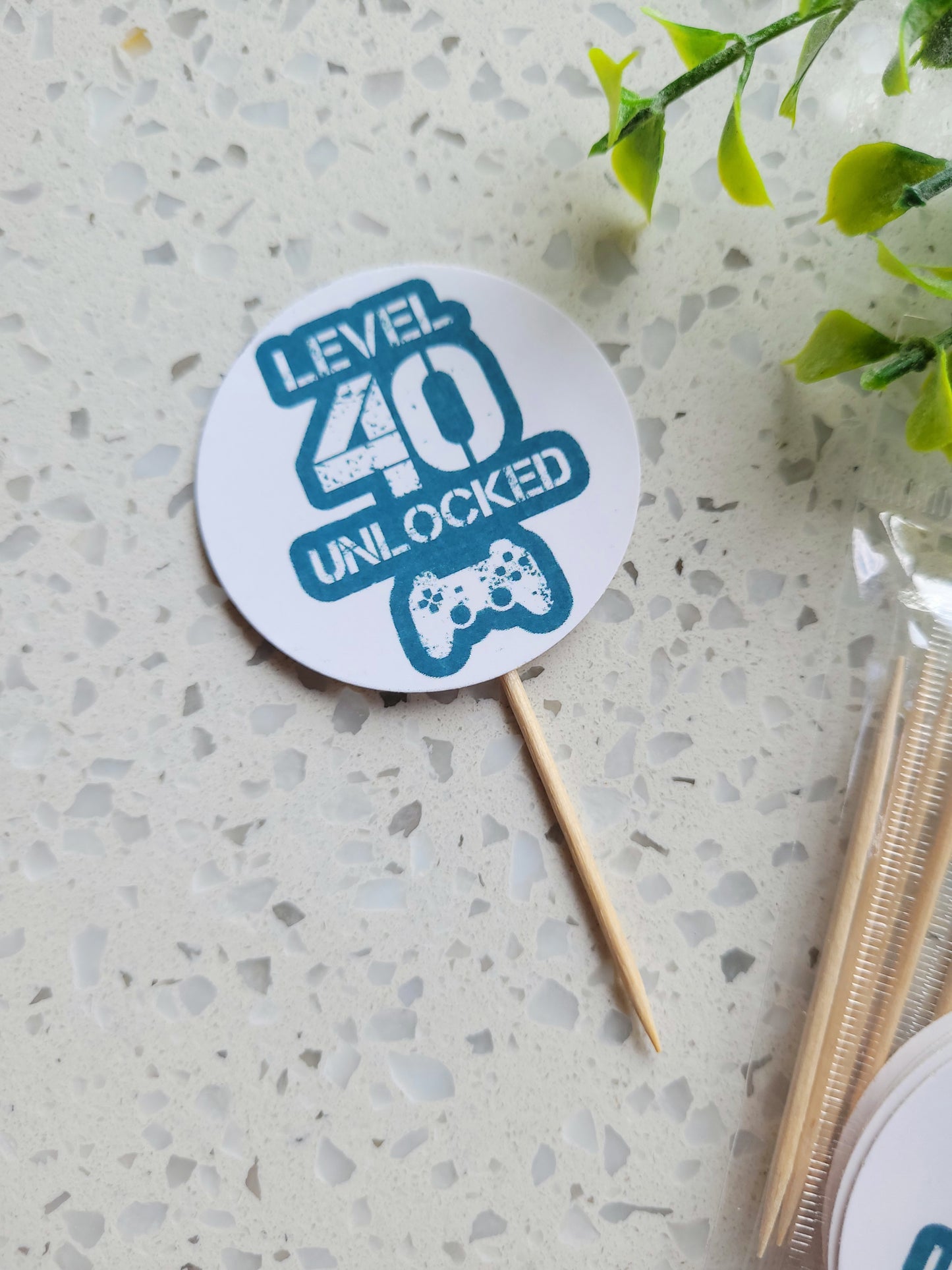 Paperboard Toppers Gaming Level Up 40 12s #01