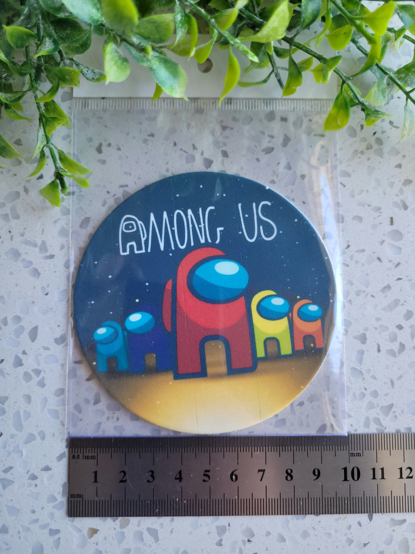 Assorted Size Fondant Topper Among Us #01