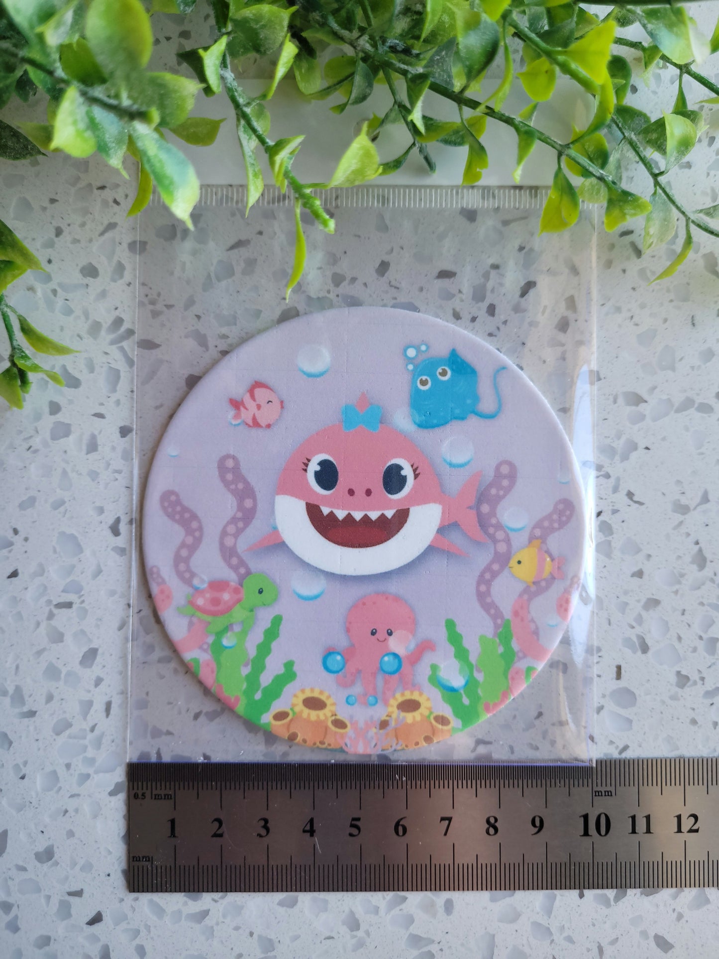 Assorted Size Fondant Topper Baby Shark #01