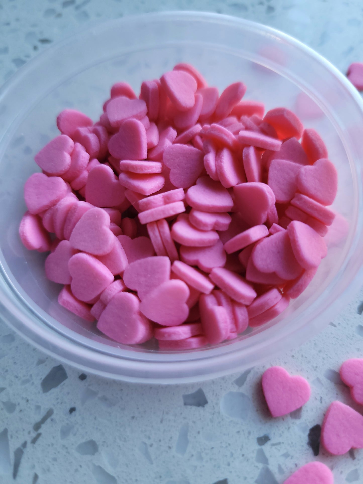 Confetti Cake Sprinkles Hearts - Pink 20g (Copy)