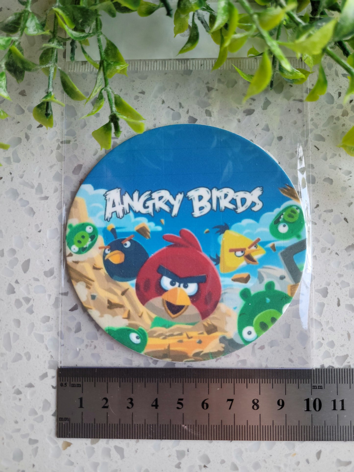 Assorted Size Fondant Topper Angry Birds #01