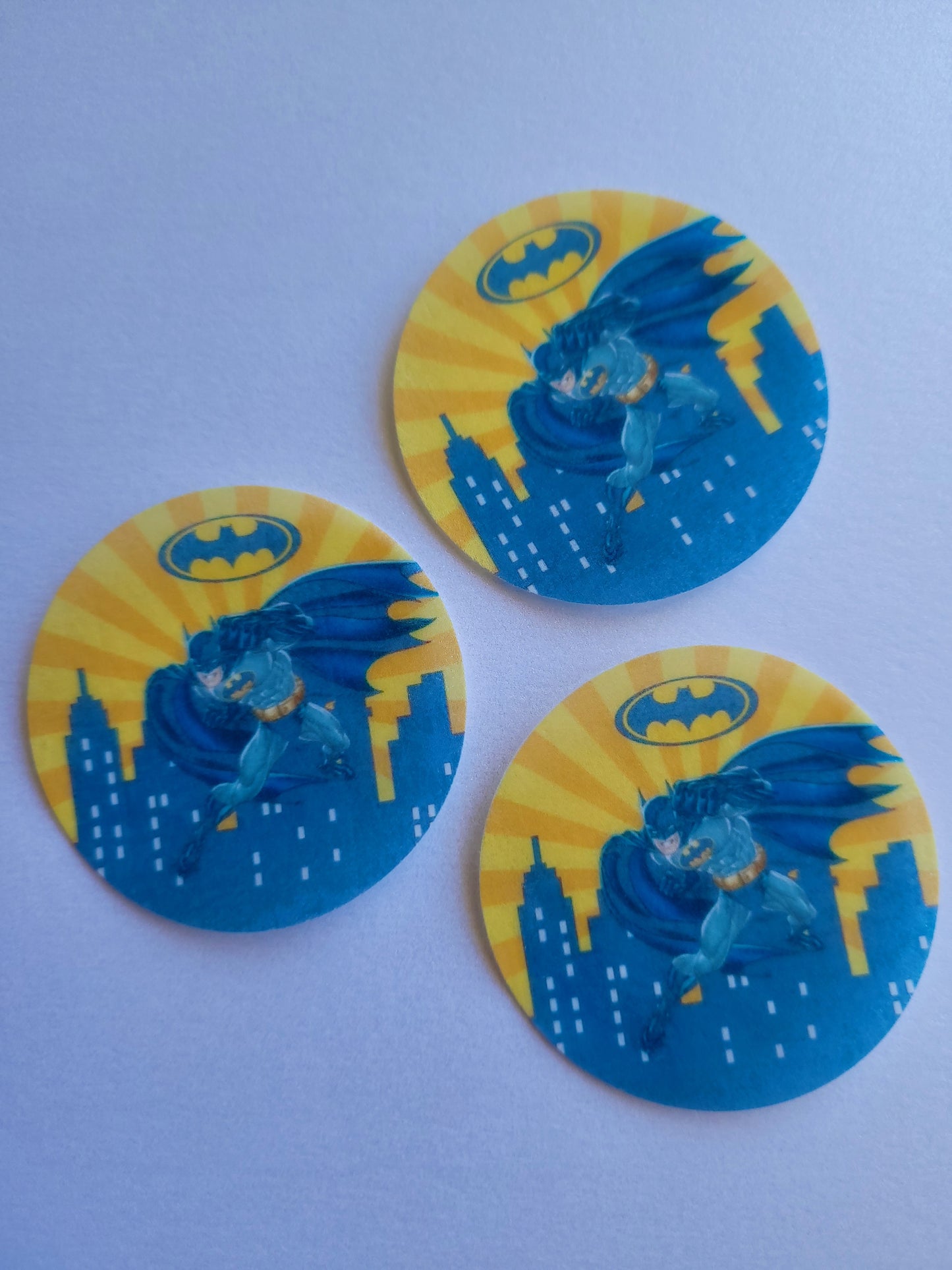 Edible Wafer Paper Pre-cut Toppers Batman #01