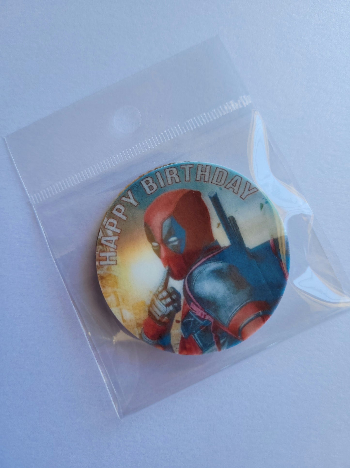 Edible Wafer Paper Pre-cut Toppers Deadpool #01