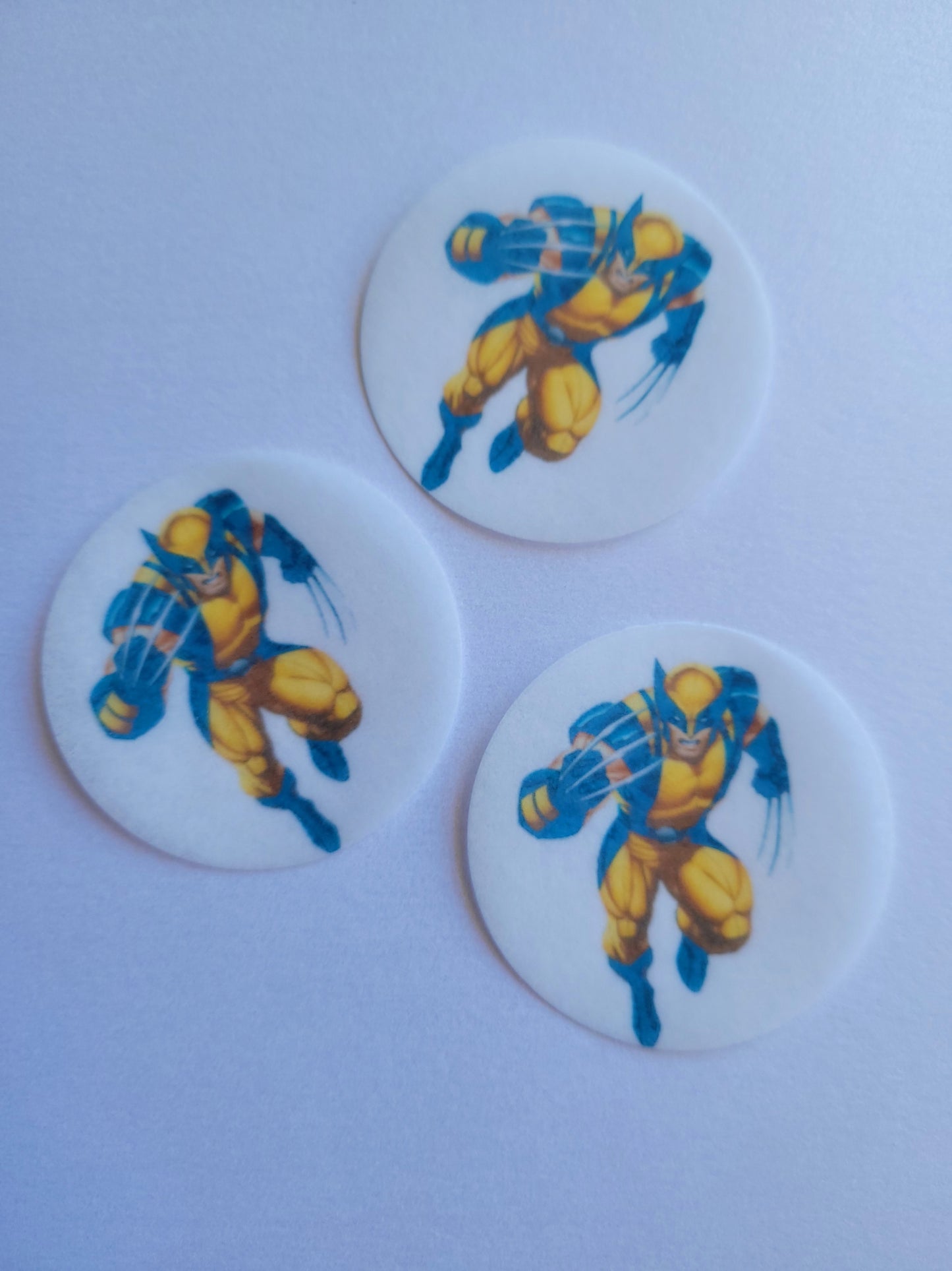 Edible Wafer Paper Pre-cut Toppers Wolverine #01