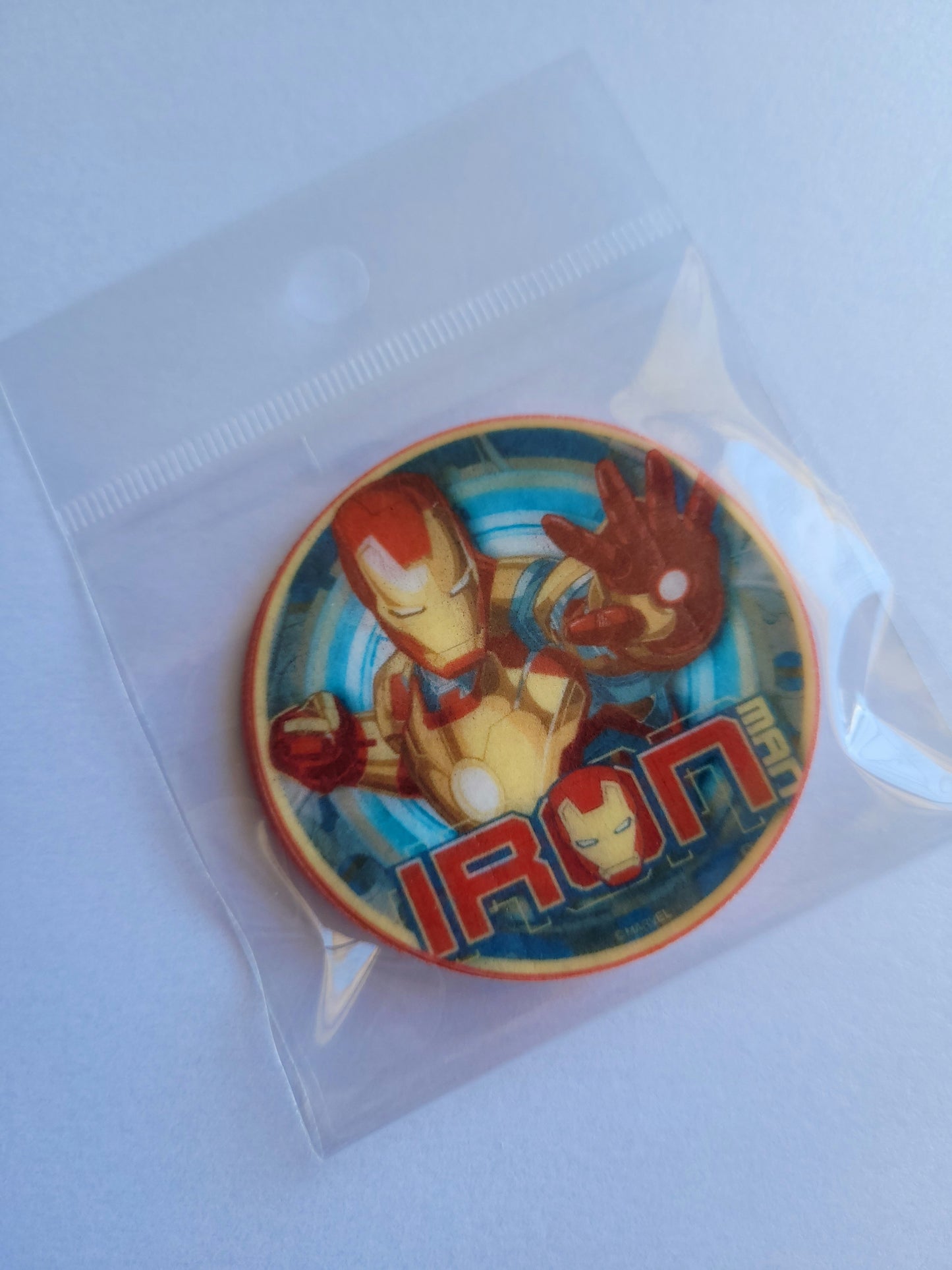 Edible Wafer Paper Pre-cut Toppers Iron man #02