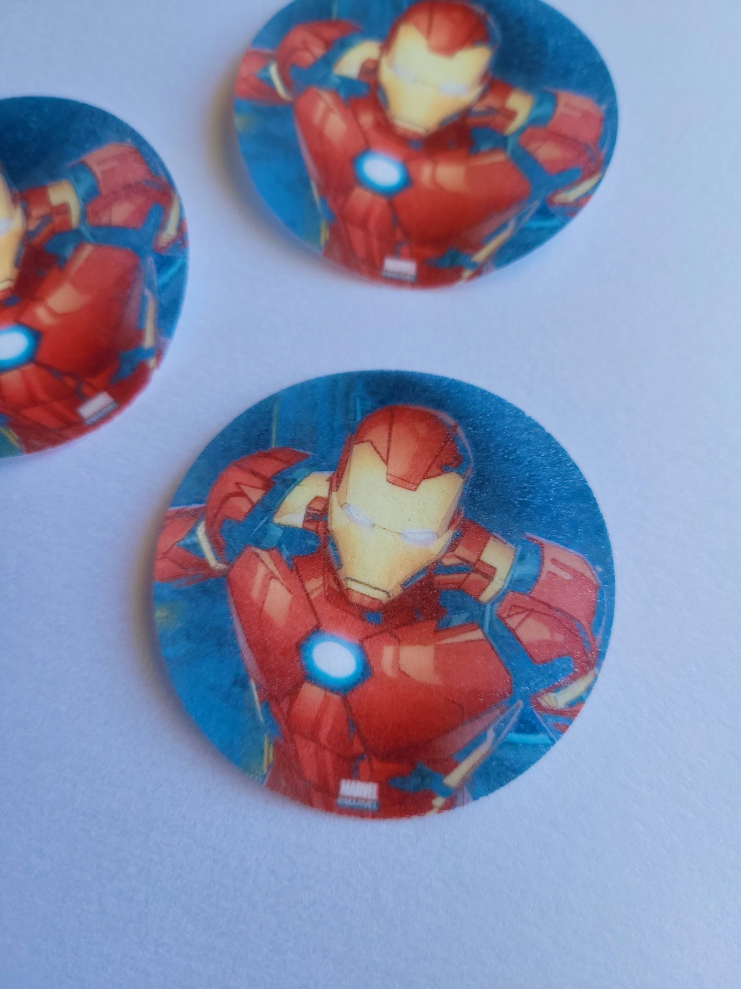 Edible Wafer Paper Pre-cut Toppers Iron man #01
