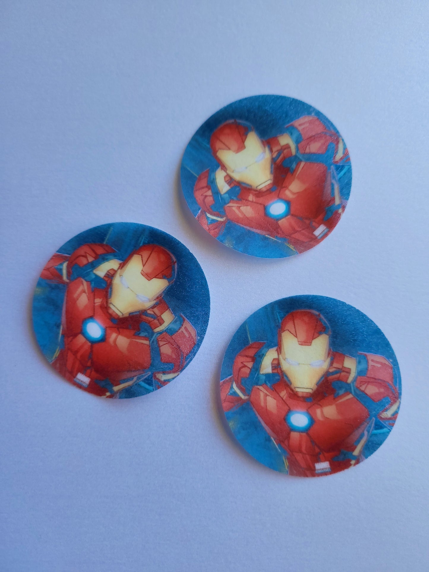 Edible Wafer Paper Pre-cut Toppers Iron man #01