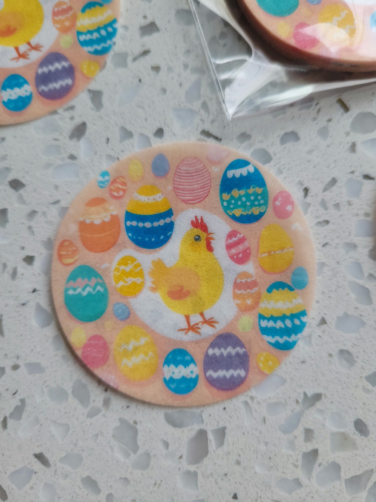Edible Wafer Paper Pre-cut Toppers Easter #01