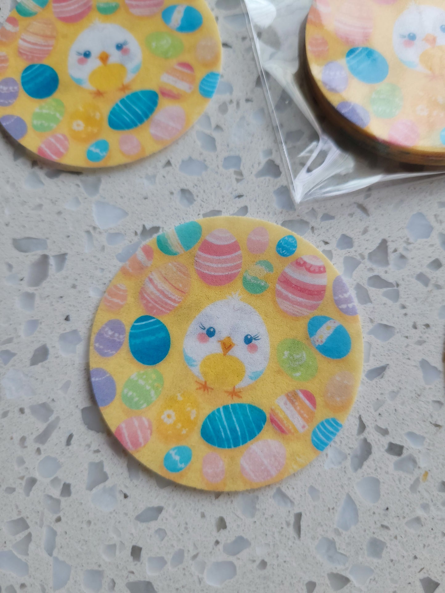 Edible Wafer Paper Pre-cut Toppers Easter #03