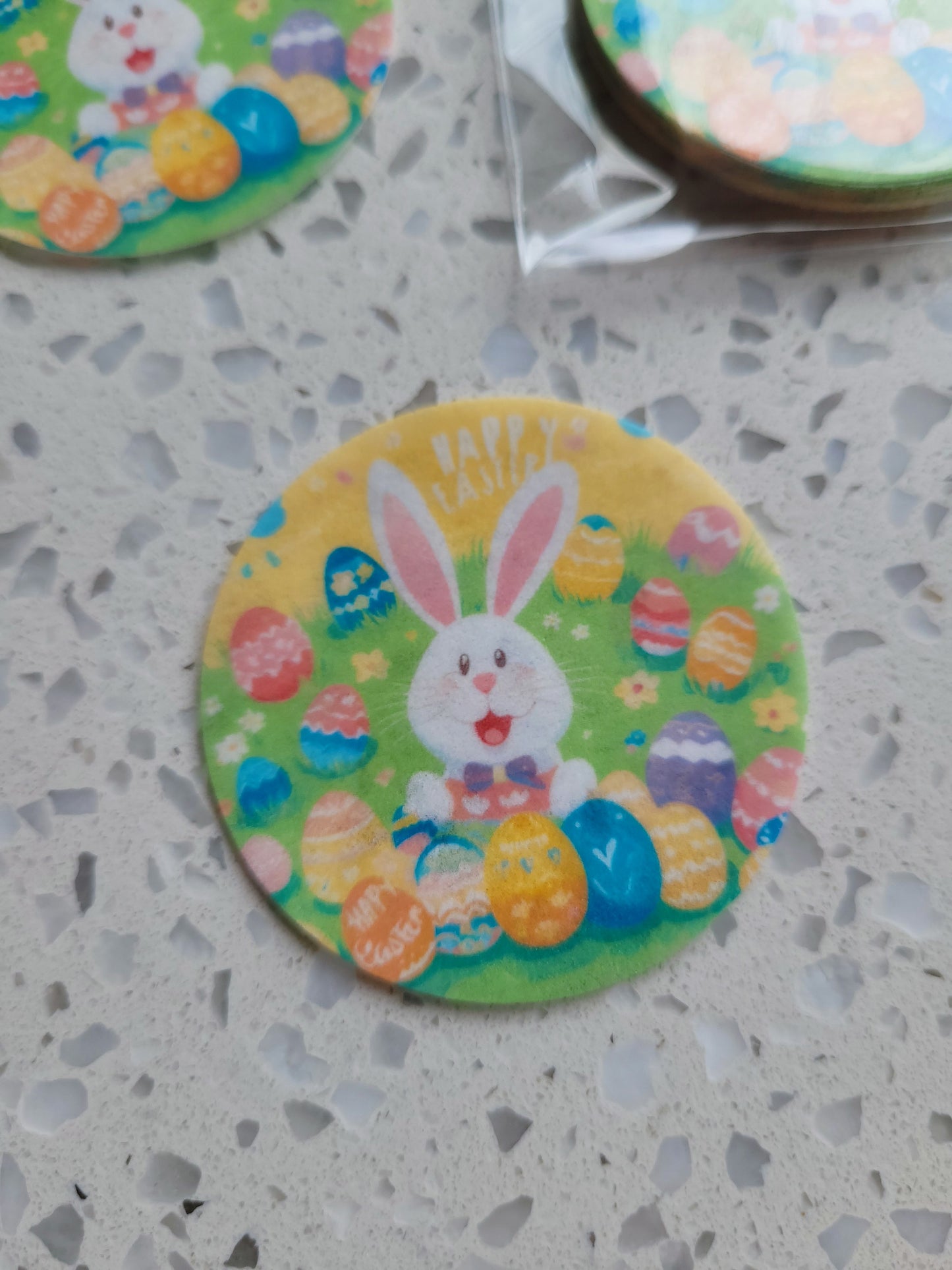 Edible Wafer Paper Pre-cut Toppers Easter #05