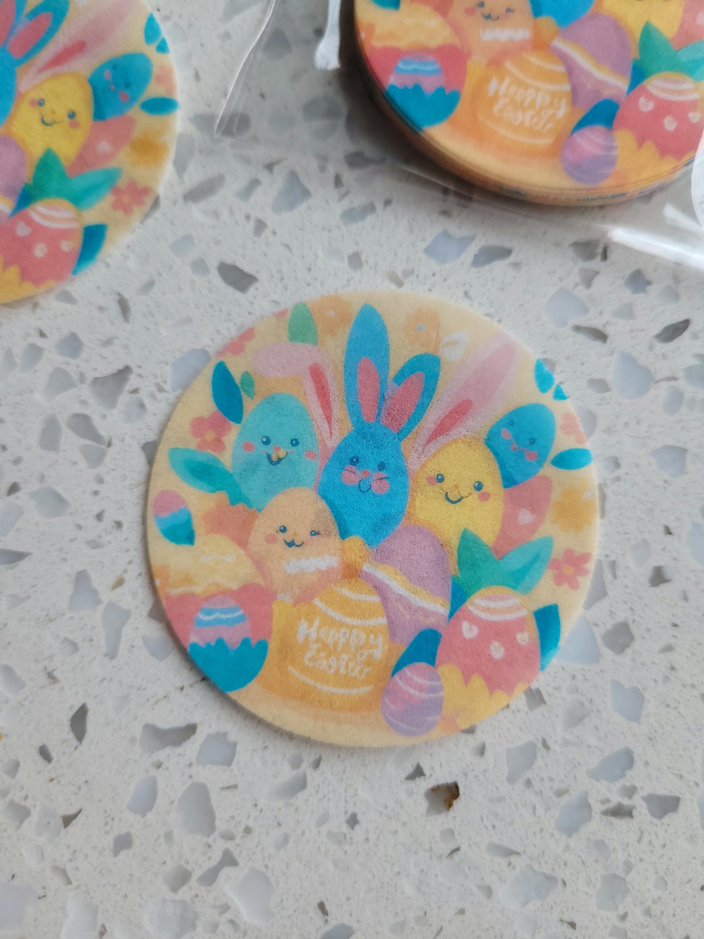 Edible Wafer Paper Pre-cut Toppers Easter #02