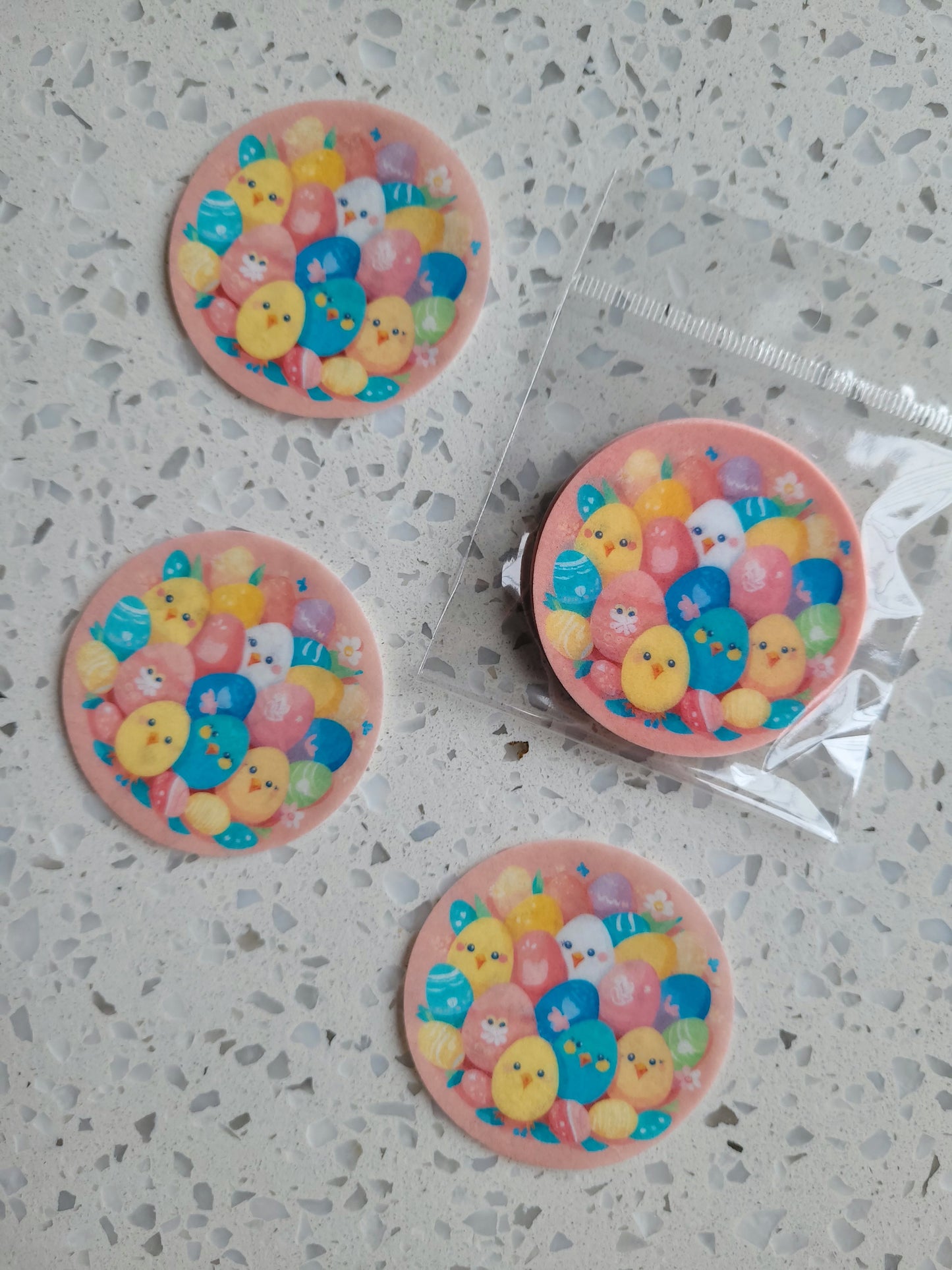 Edible Wafer Paper Pre-cut Toppers Easter #07
