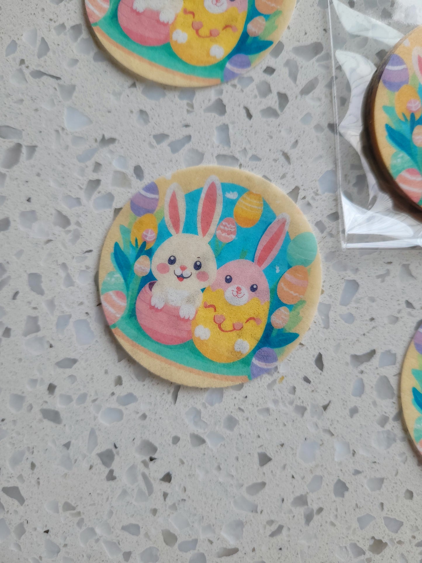 Edible Wafer Paper Pre-cut Toppers Easter #08