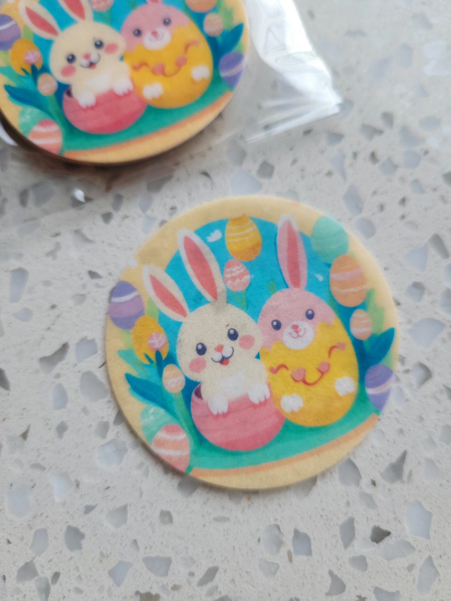 Edible Wafer Paper Pre-cut Toppers Easter #08