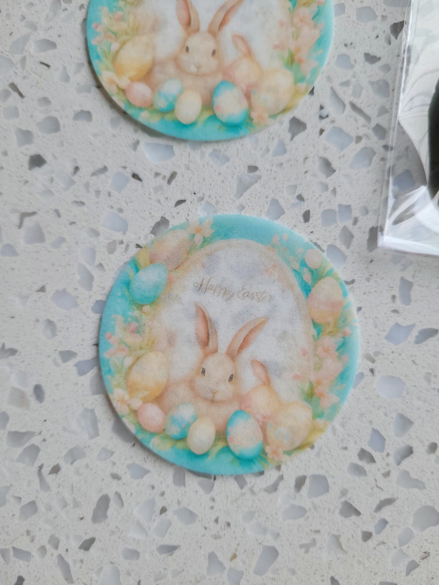 Edible Wafer Paper Pre-cut Toppers Easter #09