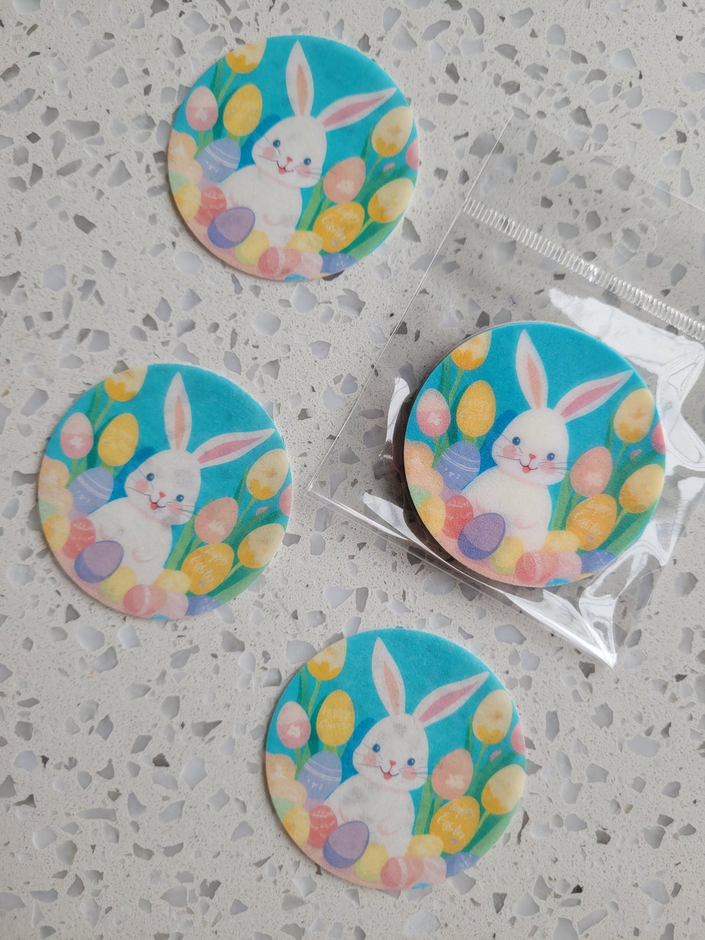 Edible Wafer Paper Pre-cut Toppers Easter #15