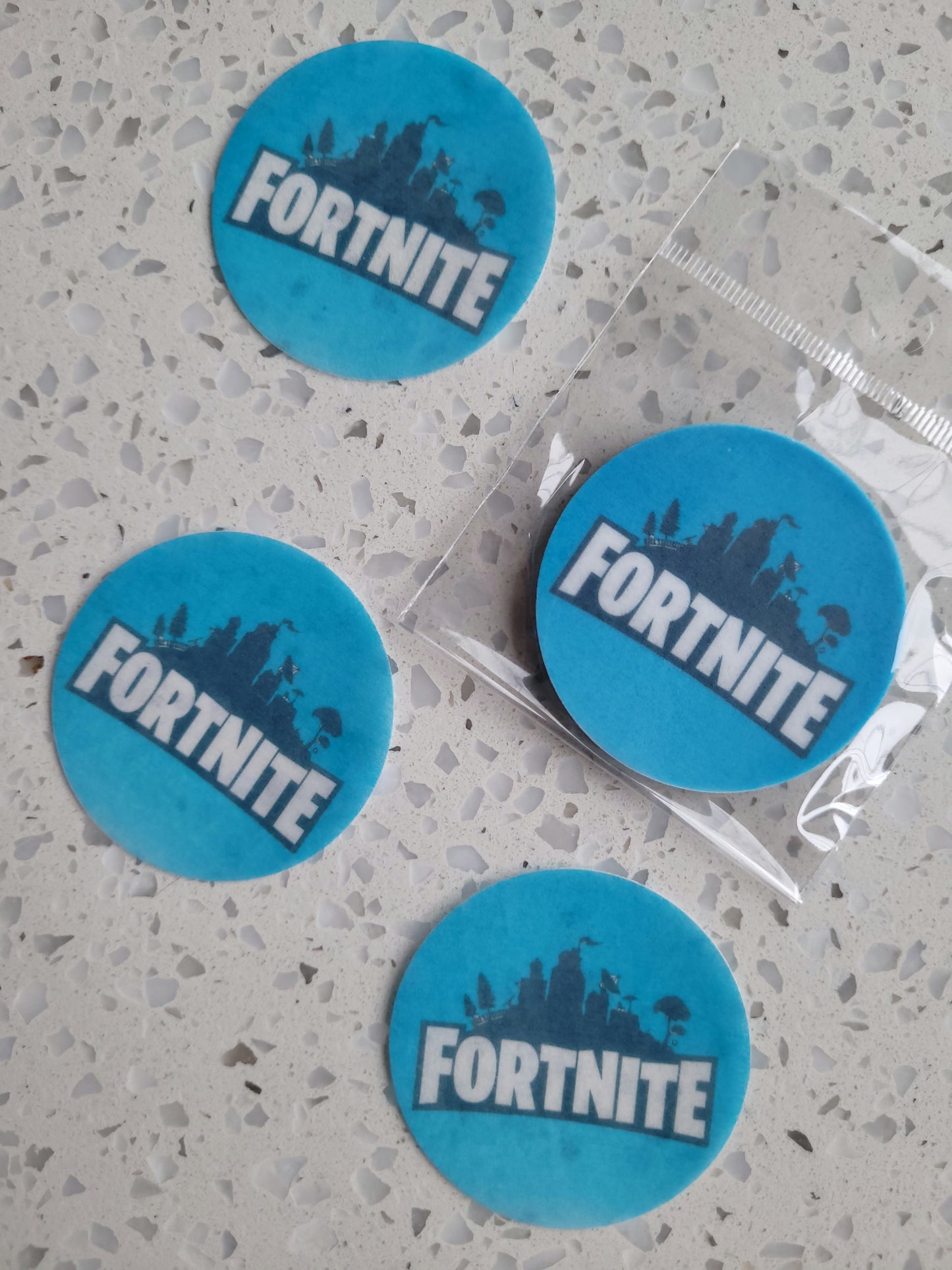 Edible Wafer Paper Pre-cut Toppers Fortnite #01