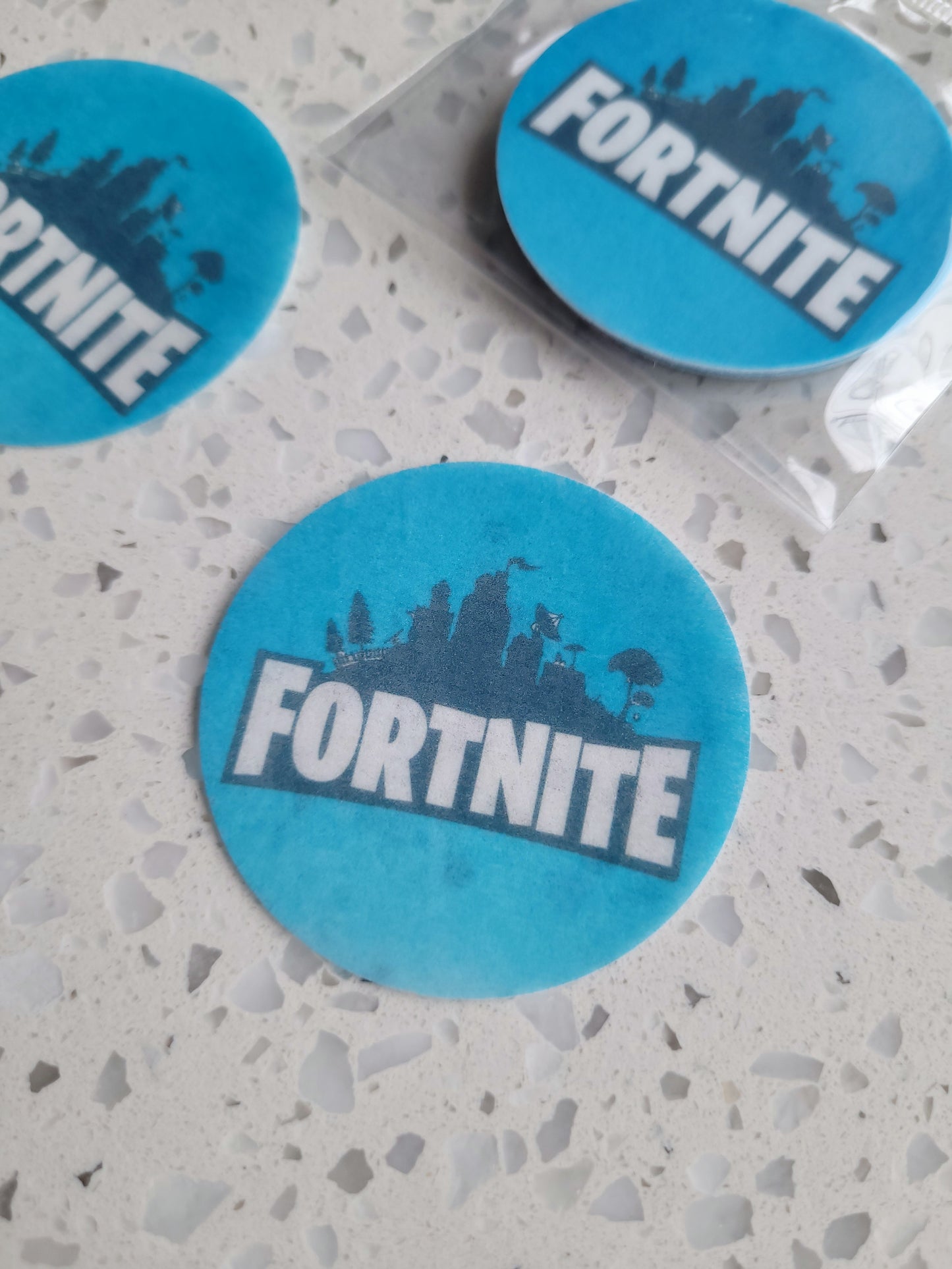 Edible Wafer Paper Pre-cut Toppers Fortnite #01