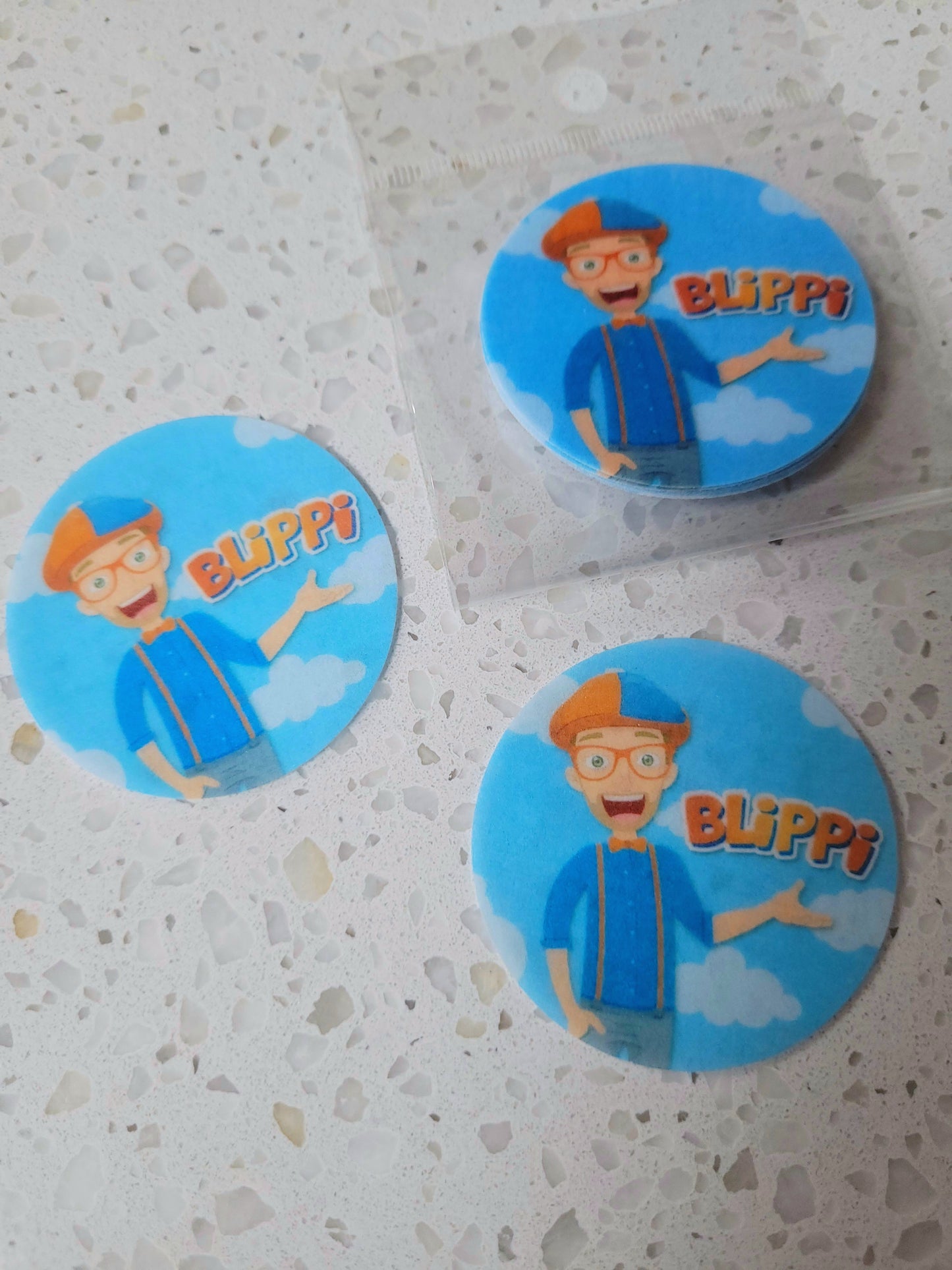 Edible Wafer Paper Pre-cut Toppers Blippi #01