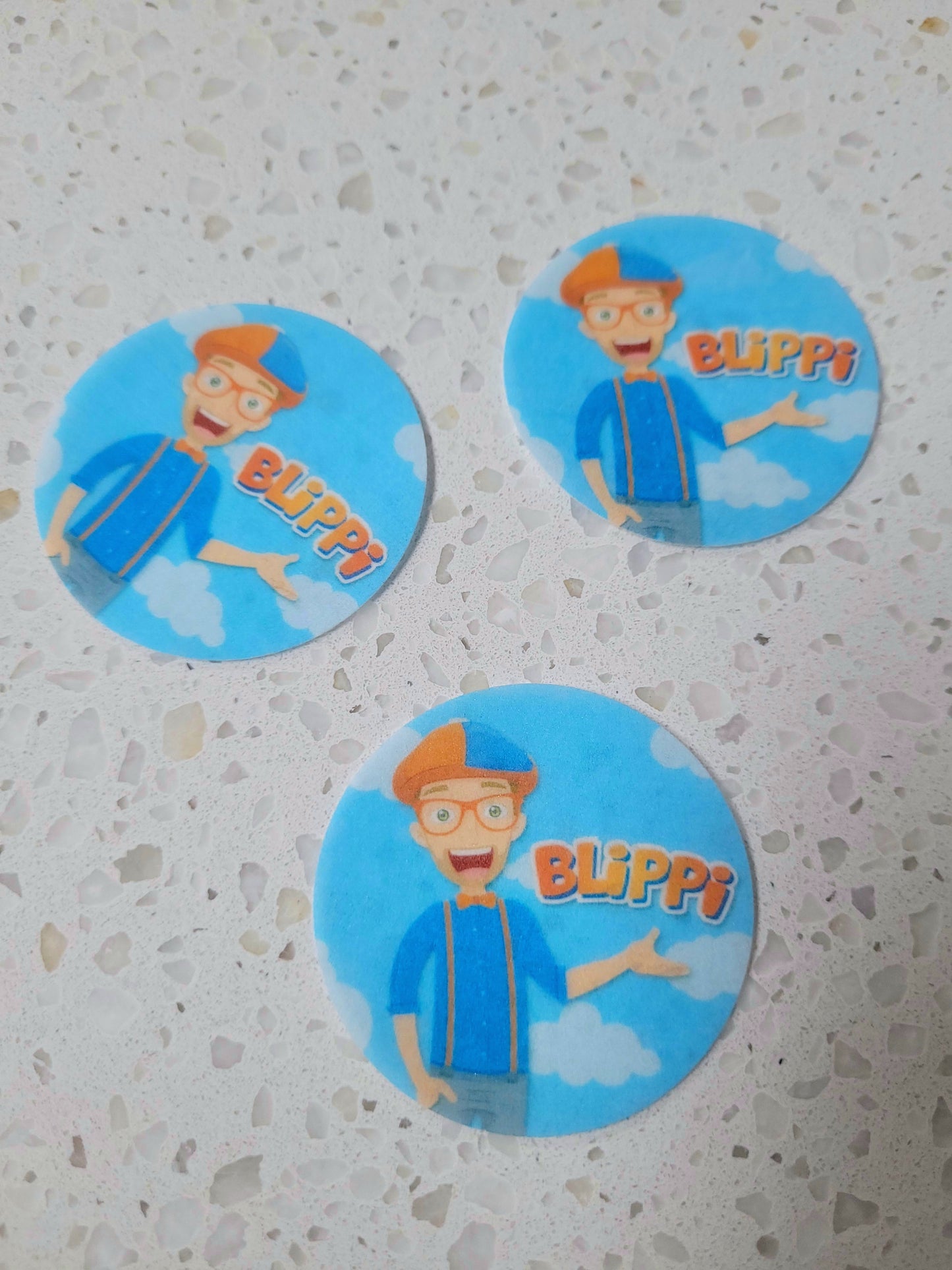 Edible Wafer Paper Pre-cut Toppers Blippi #01