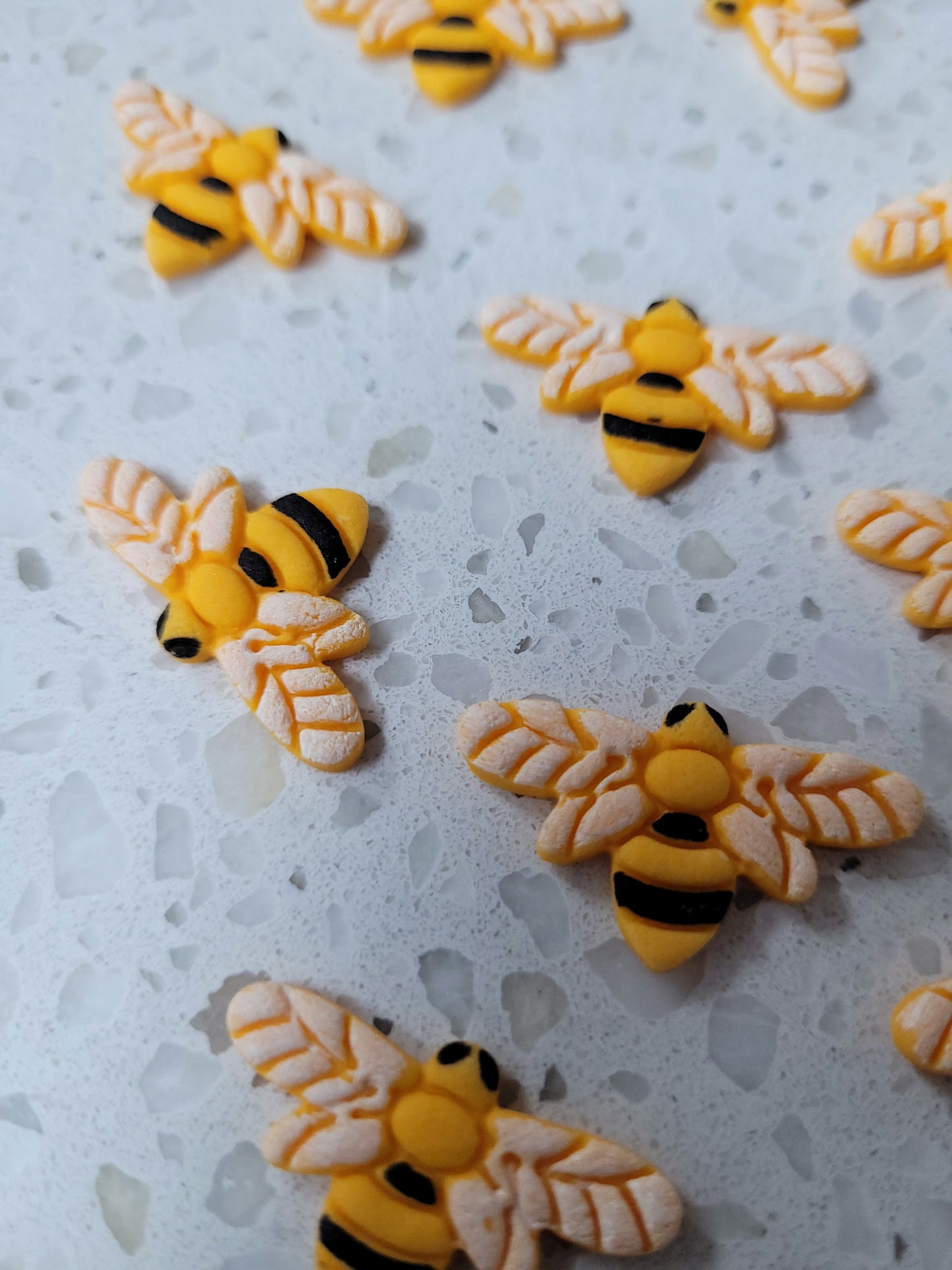 Bee Theme Set 10pcs Edible Cake Decorations