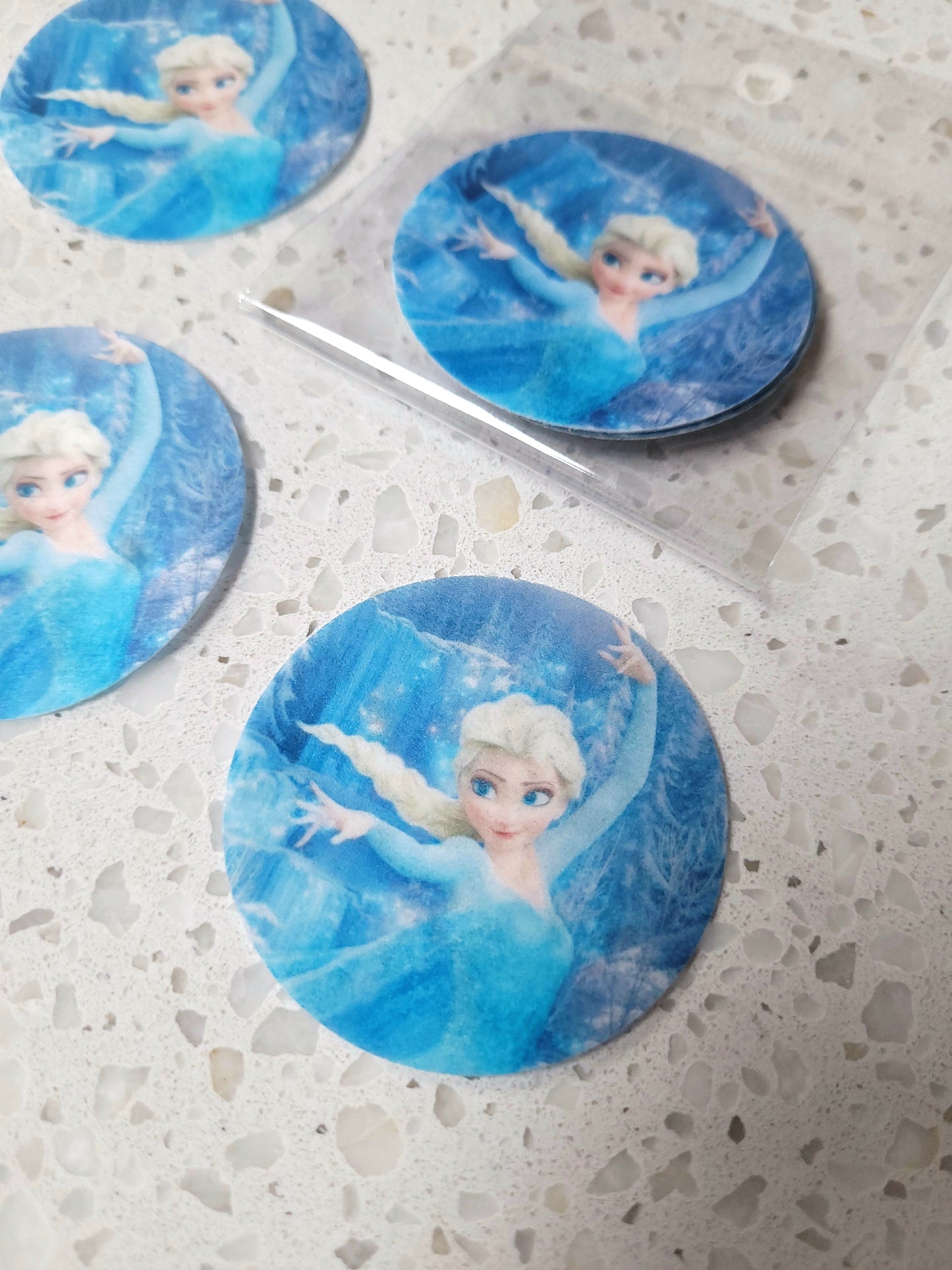 Edible Wafer Paper Pre-cut Toppers Frozen #01