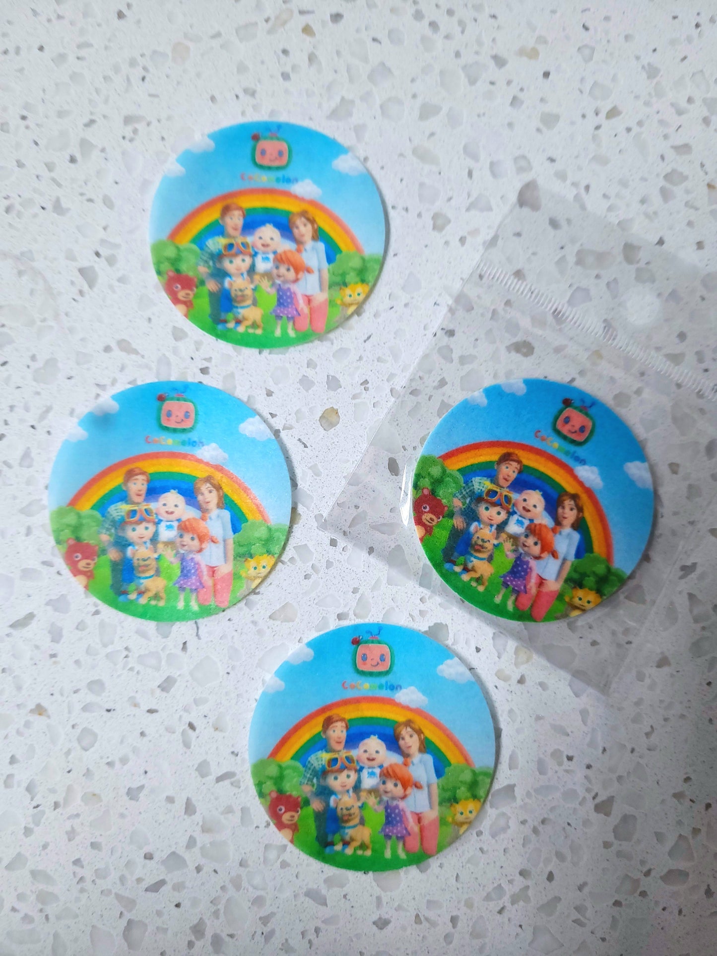 Edible Wafer Paper Pre-cut Toppers Cocomelon #01