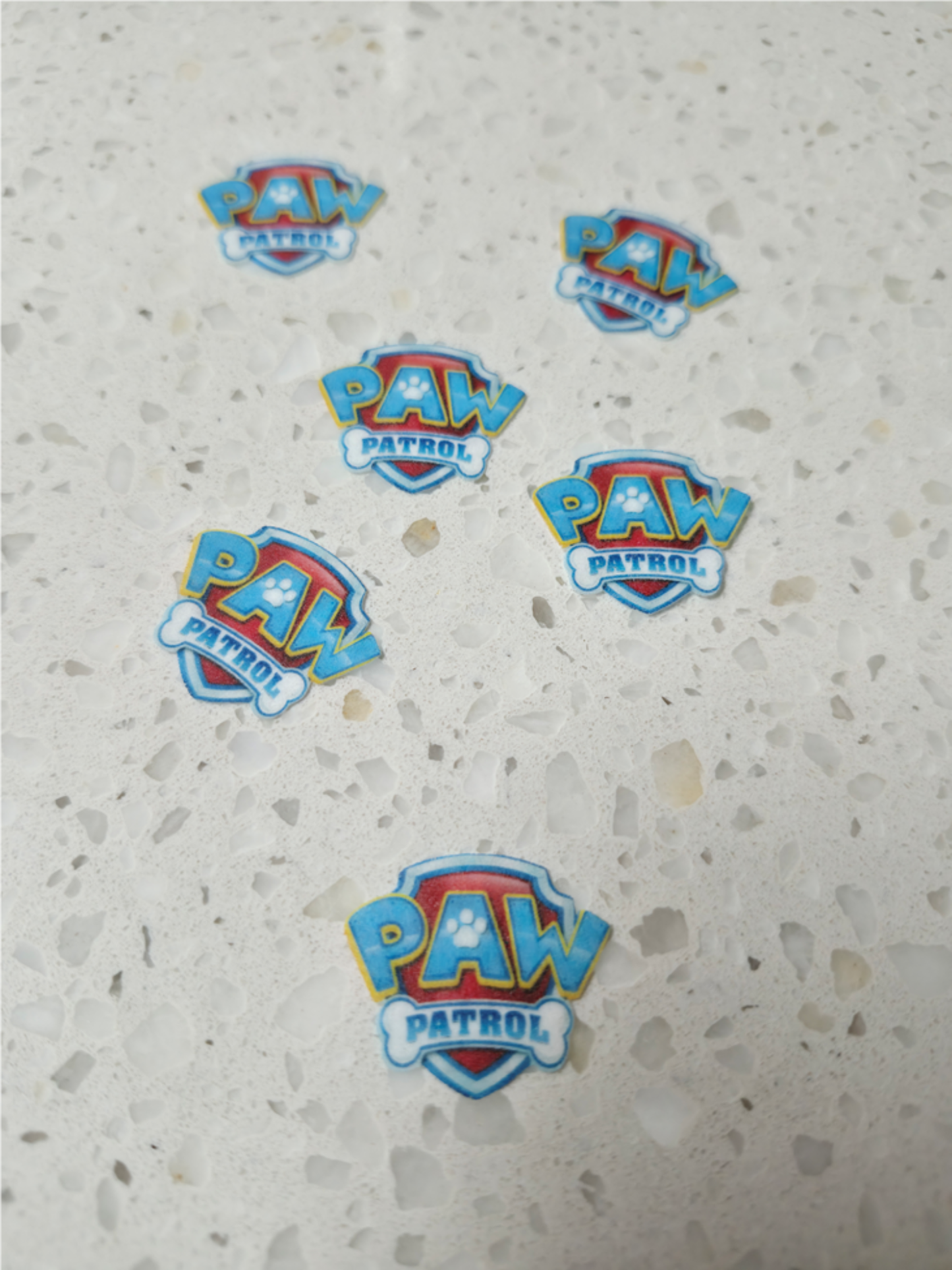Paw Patrol #01 Length 2.5cm Wafer Paper Cutouts - Set of 6