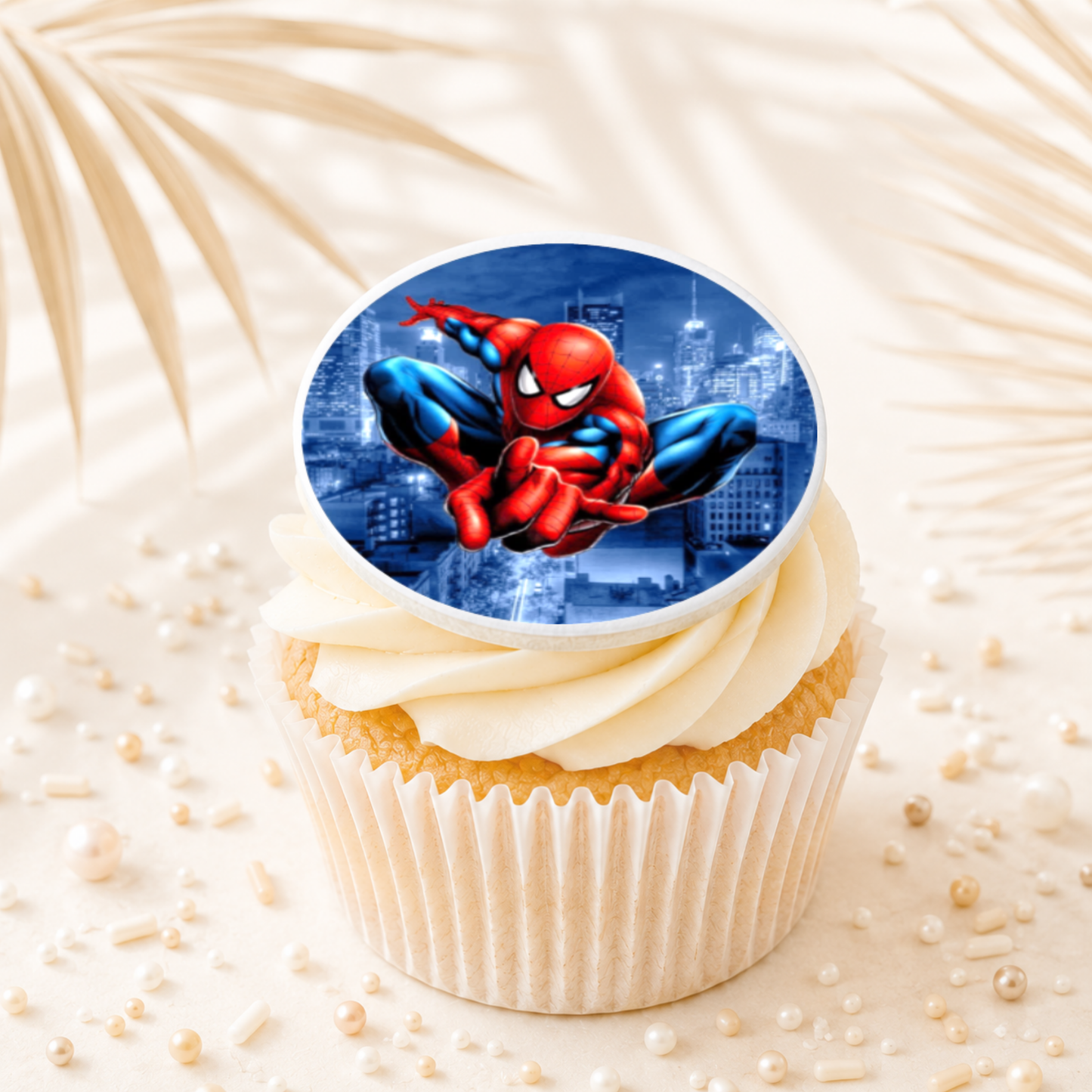 Spider man 04 Cupcake Topper Edible Cake Decorations