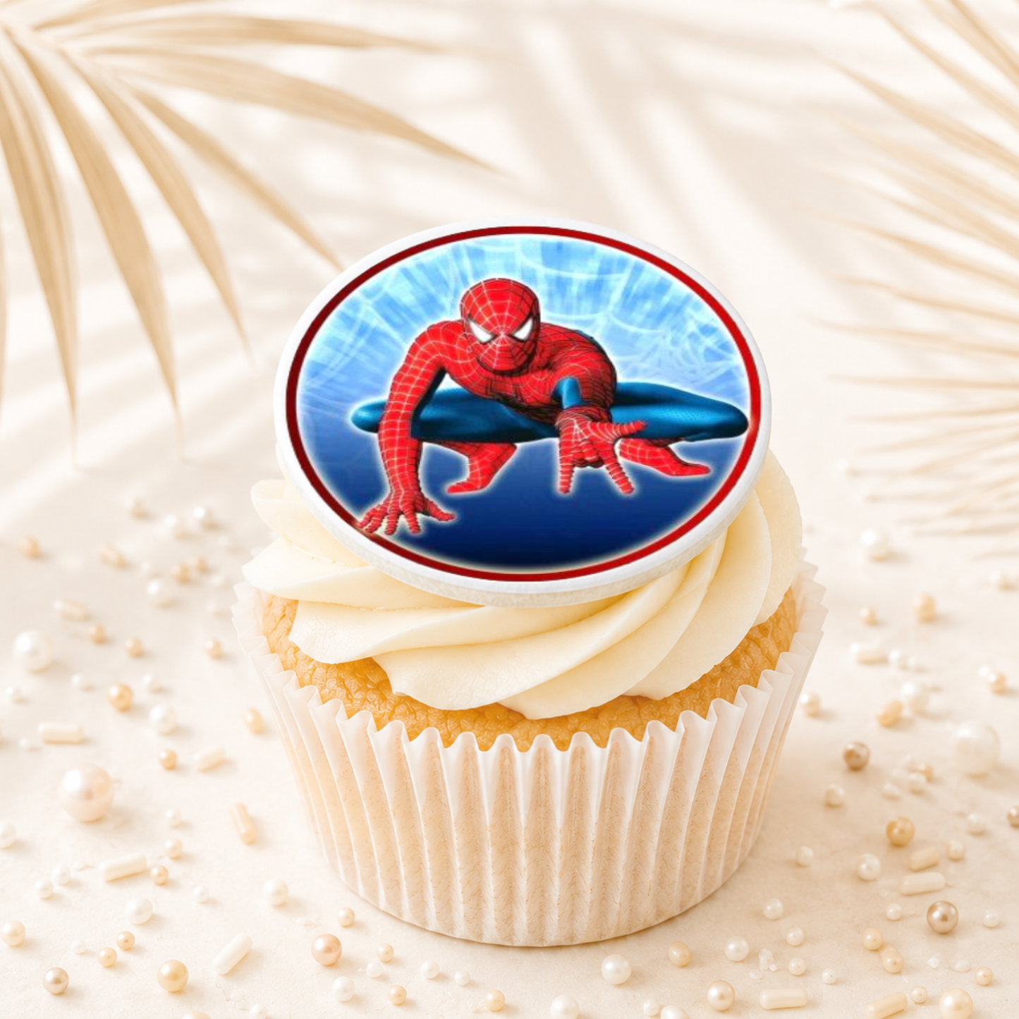 Spider man 07 Cupcake Topper Edible Cake Decorations