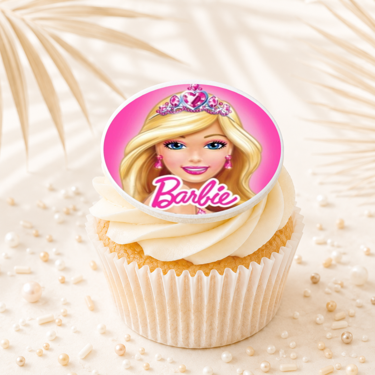 Barbie 02 Cupcake Topper Edible Cake Decorations