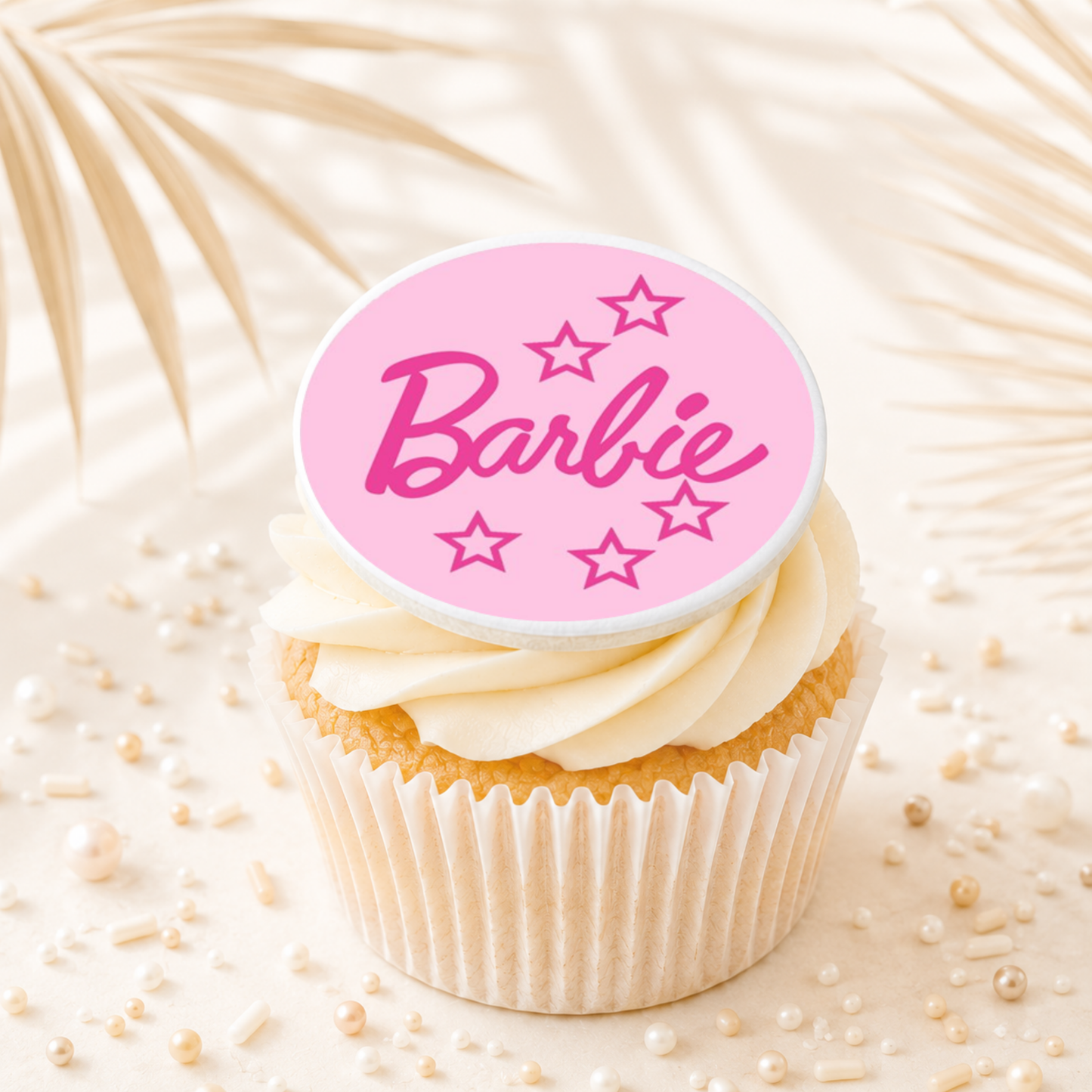Barbie 04 Cupcake Topper Edible Cake Decorations