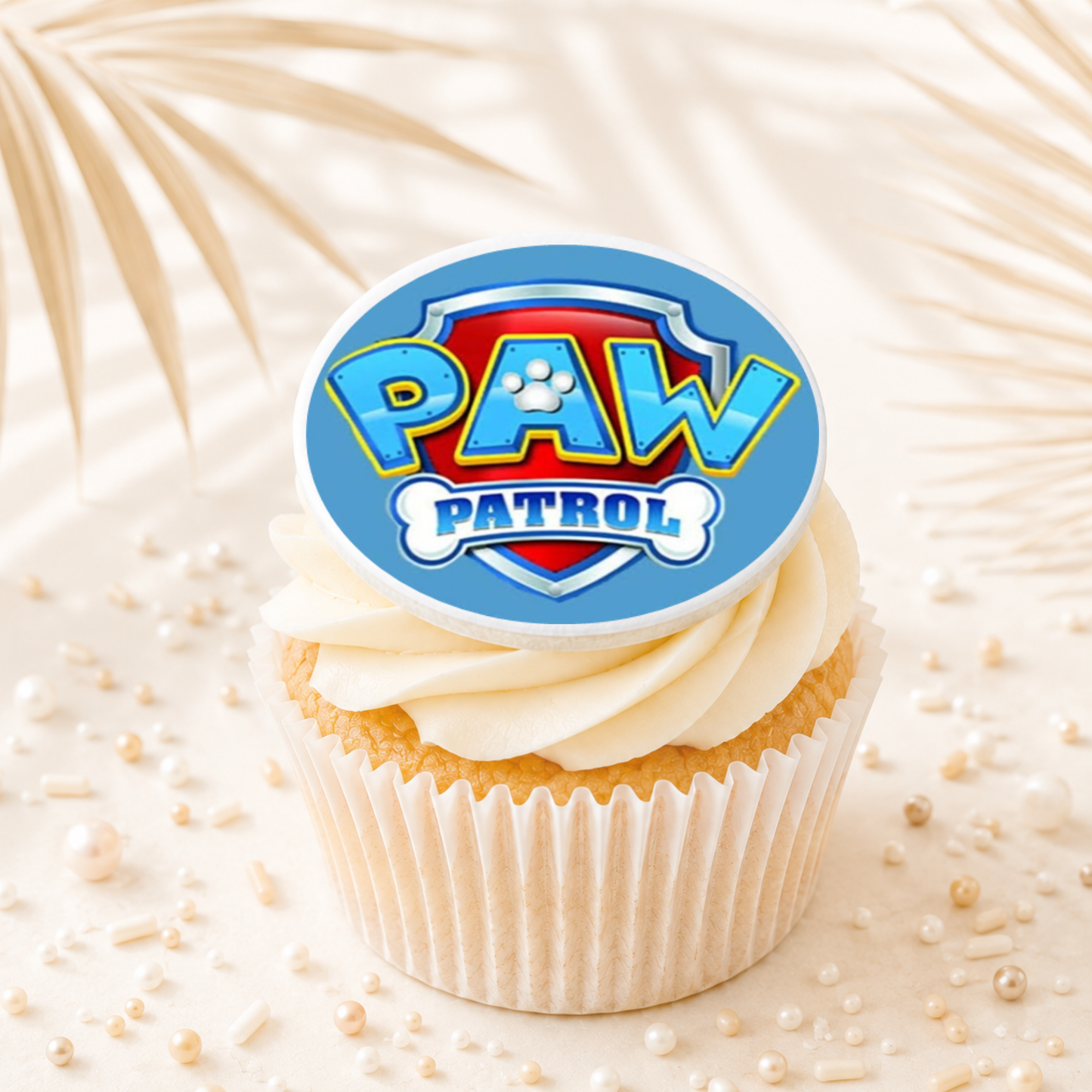 Paw Patrol 03 Cupcake Topper Edible Cake Decorations