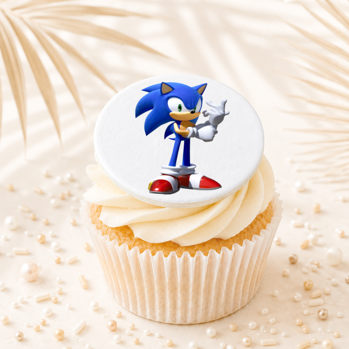 Sonic 04 Cupcake Topper Edible Cake Decorations