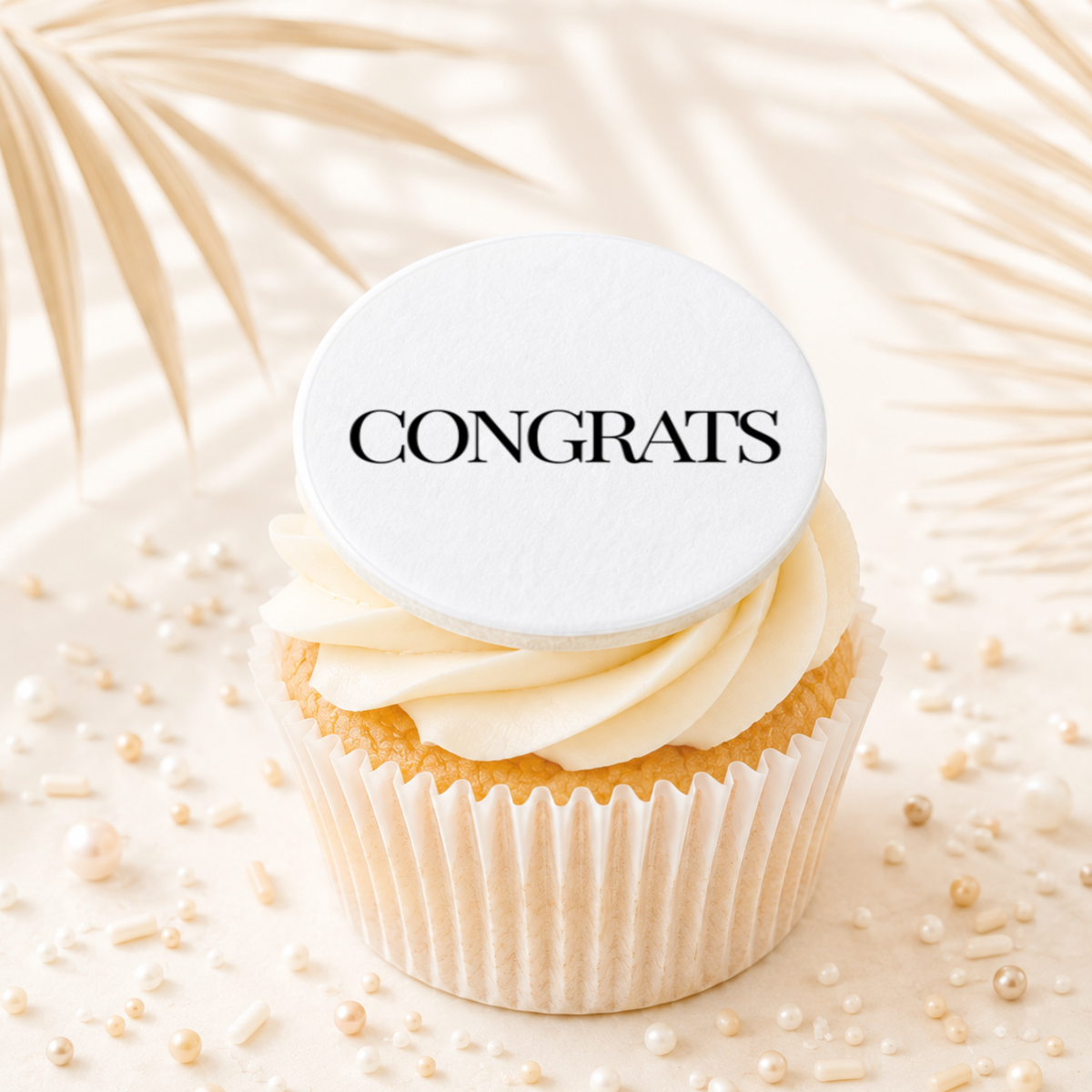 Graduation Congrats 01 Topper Edible Cake Decorations