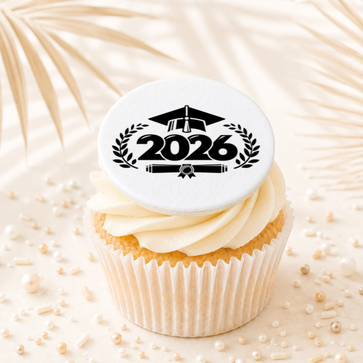 Graduation 2026 Topper Edible Cake Decorations